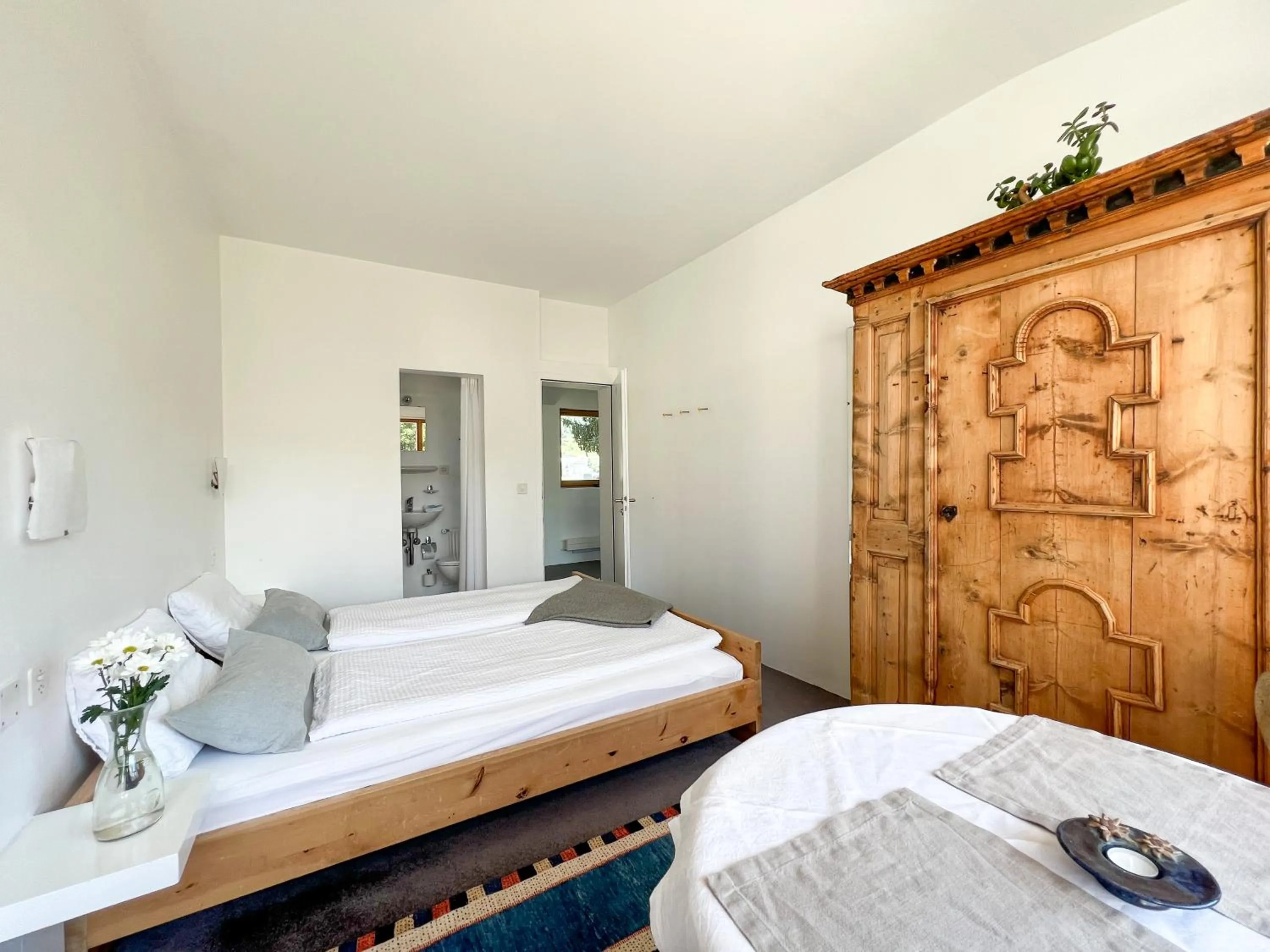 Shower, Bed in Casa Las Caglias