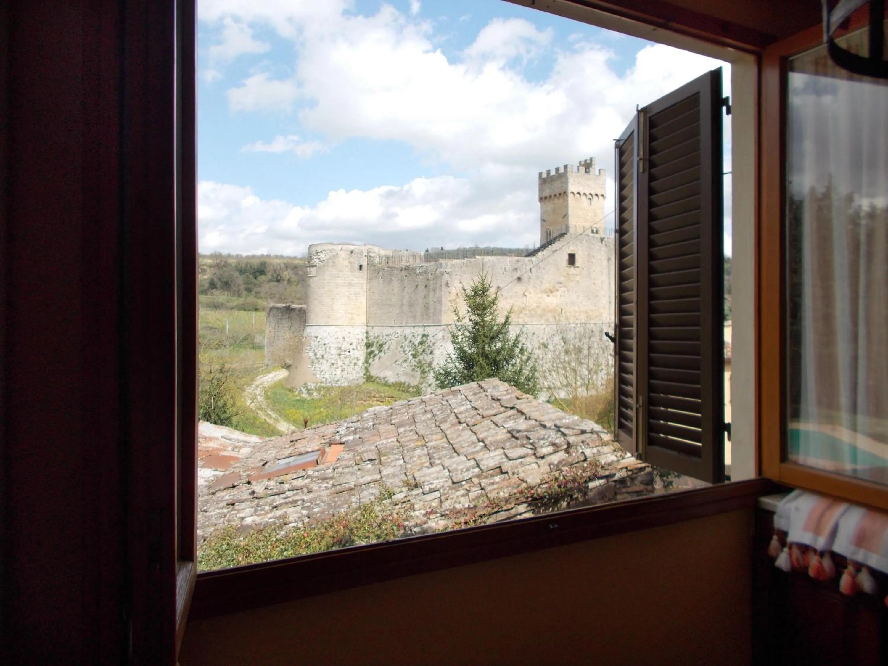Landmark view in La Francigena