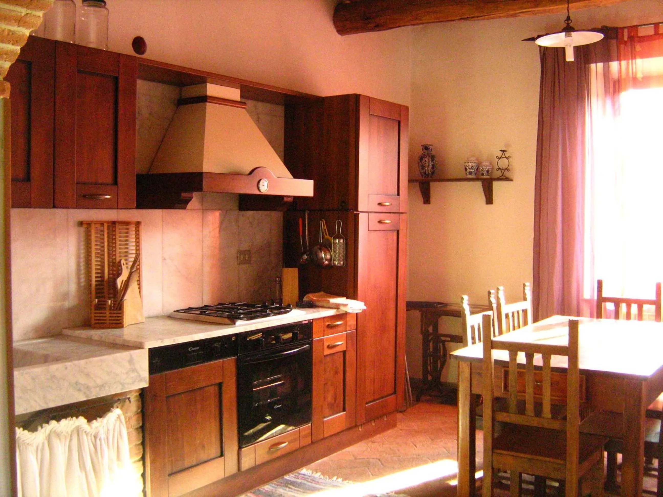 Dining area in La Francigena