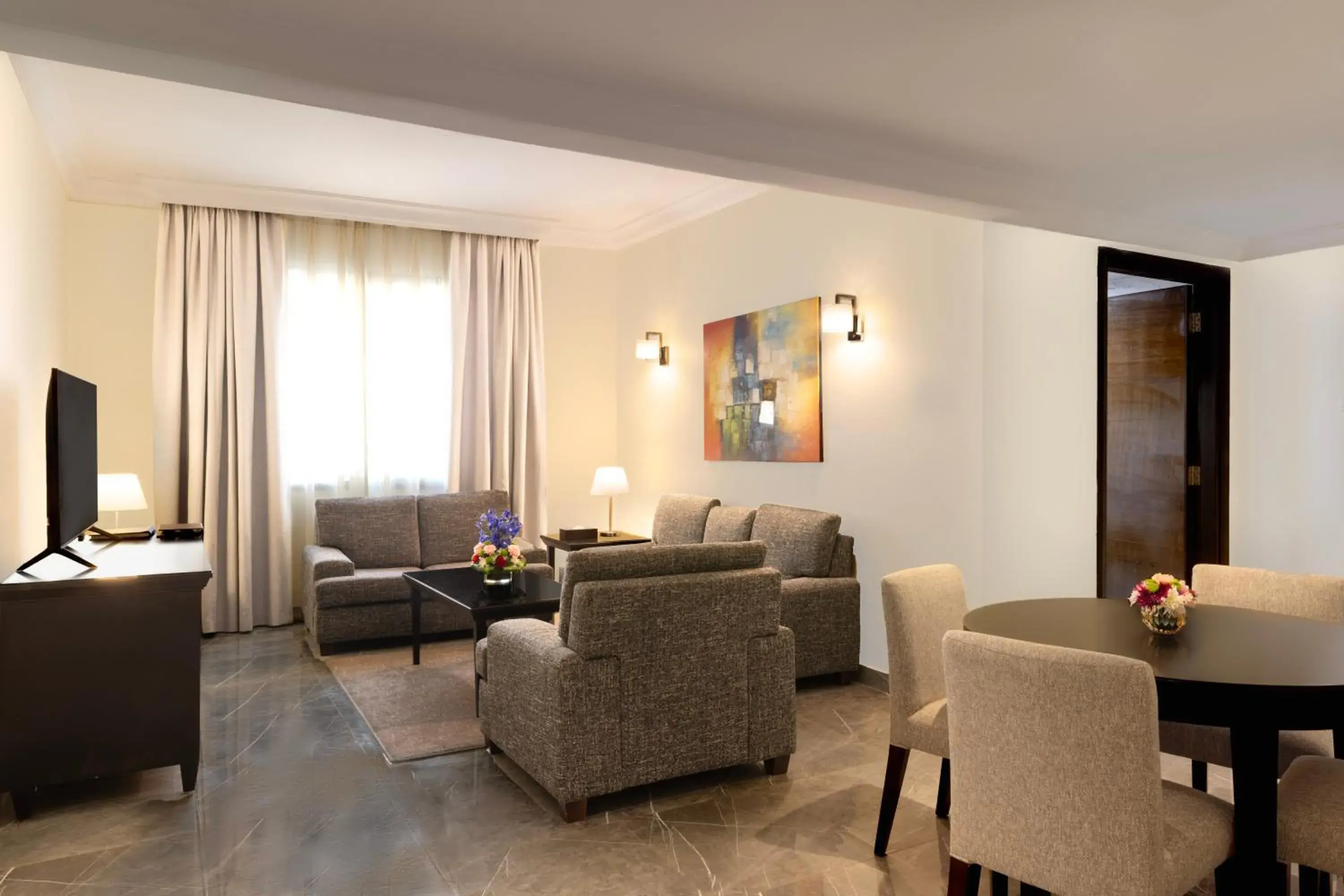 Living room in Dream City Hotel Apartments LLC Living room in Dream City Hotel Apartments LLC