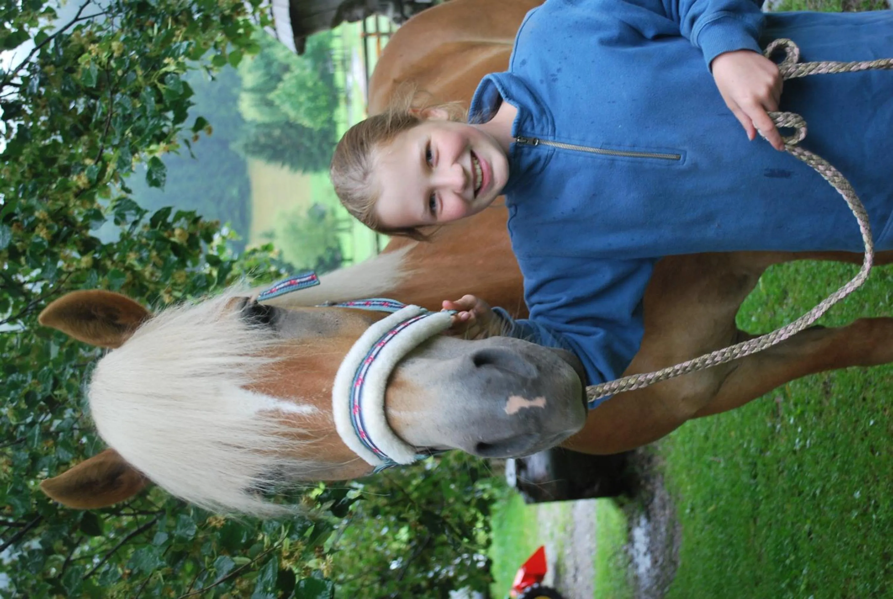 Horse-riding in Biohof Seidl