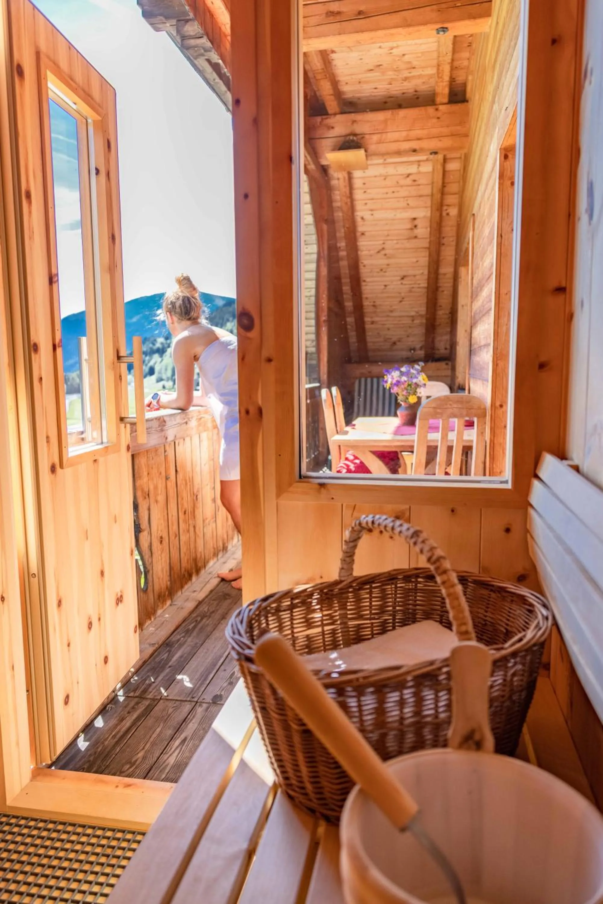 Sauna in Biohof Seidl