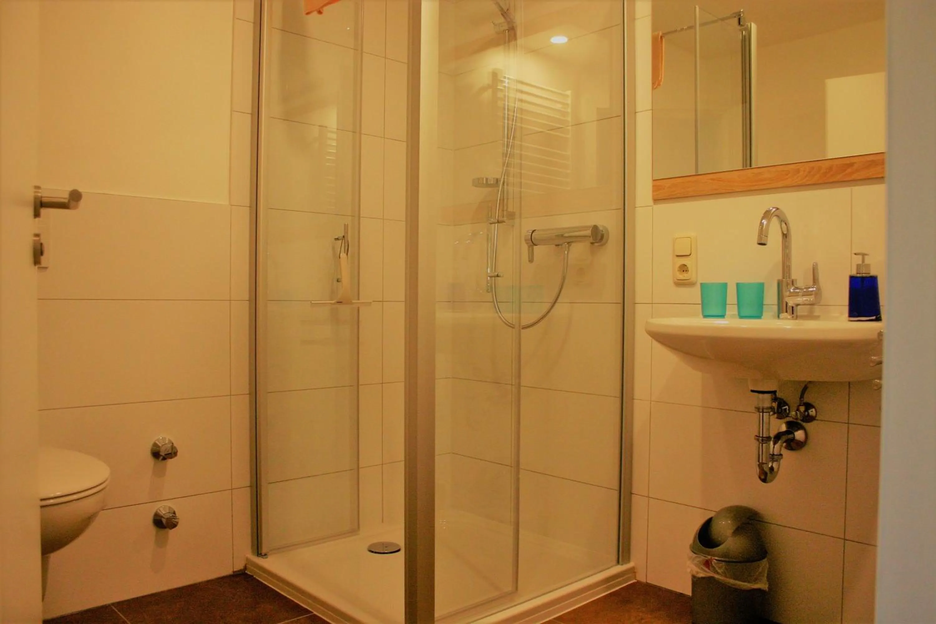 Shower in Pension Weinig