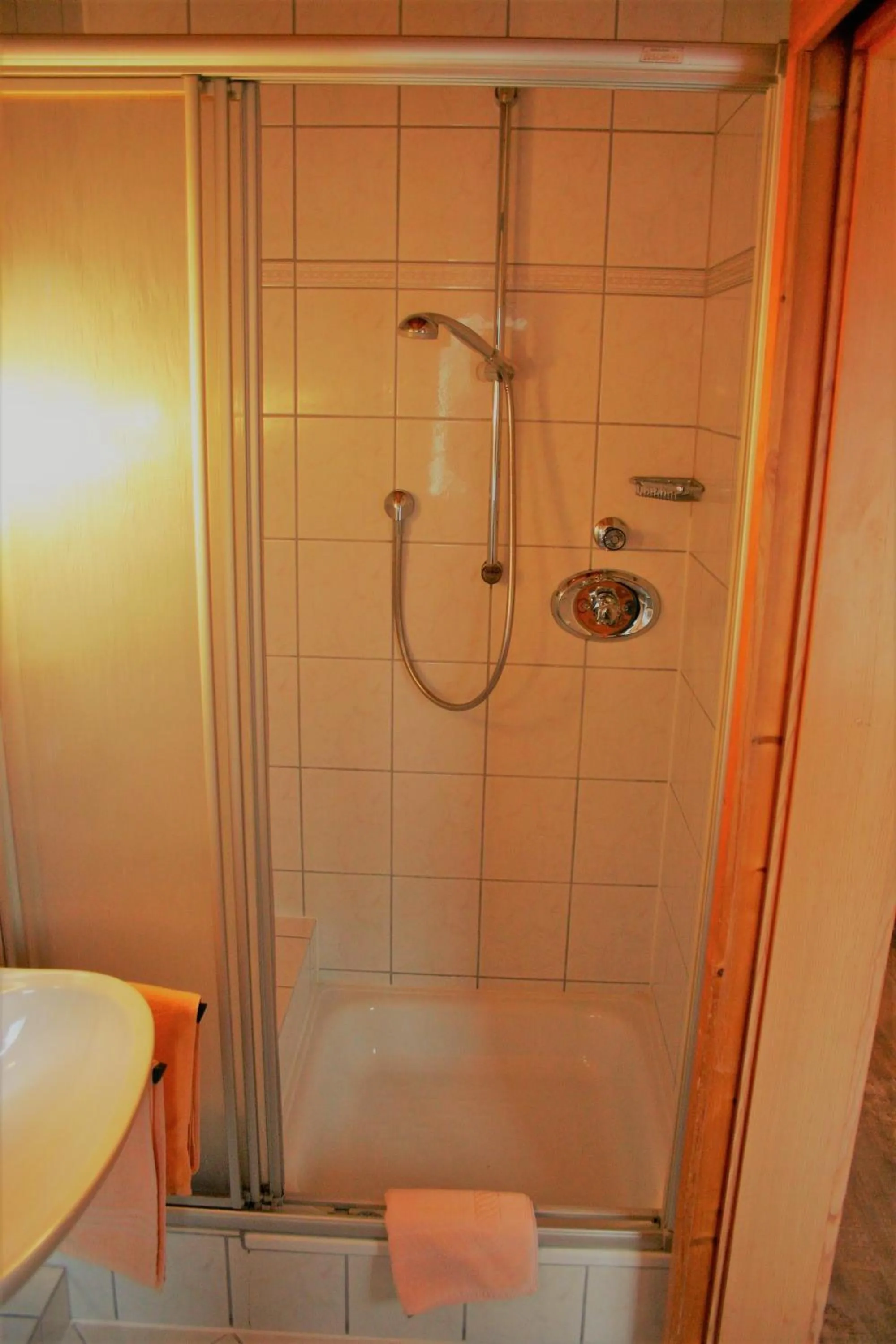 Shower in Pension Weinig