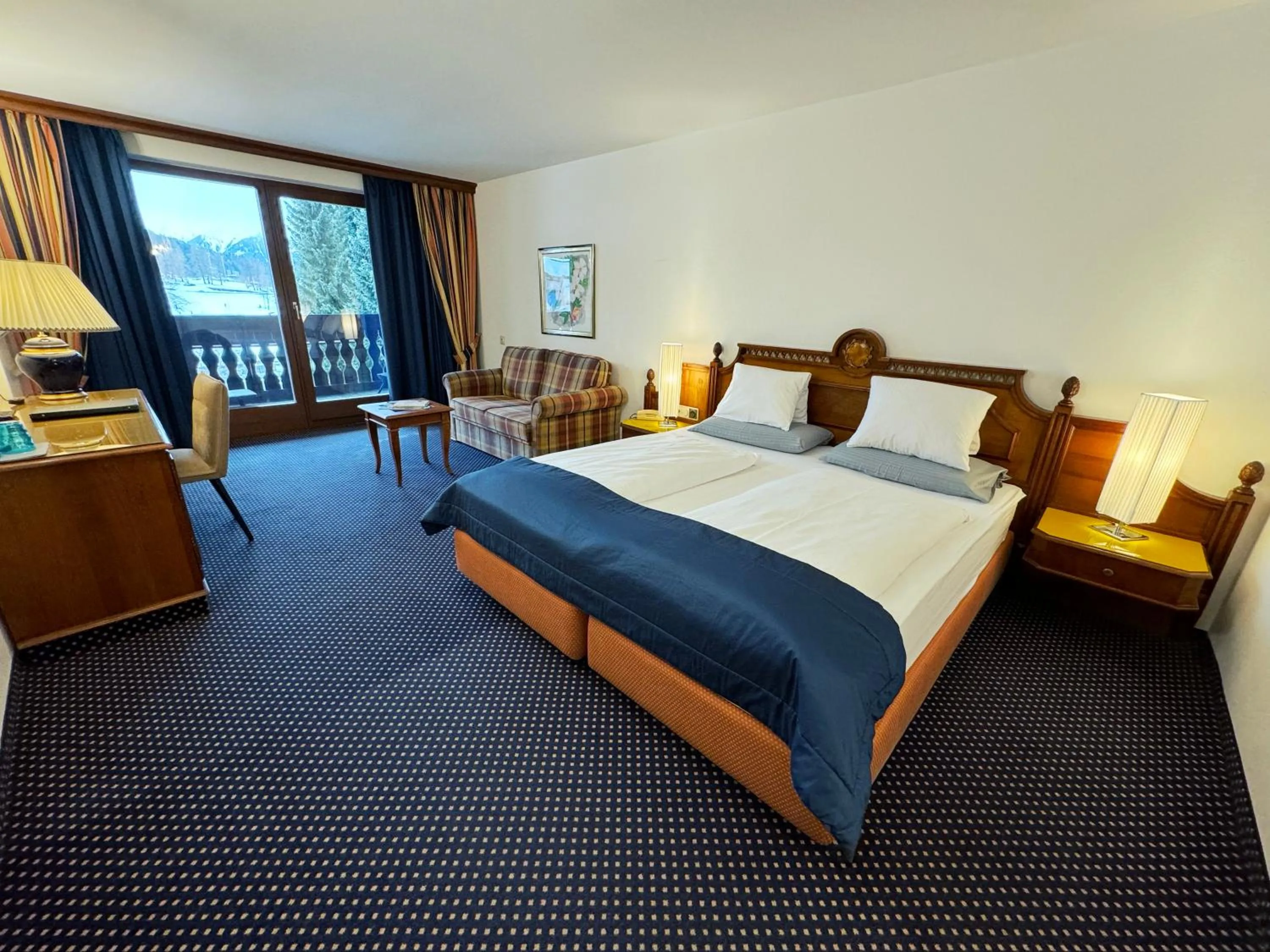 Bed in Hotel Hocheder