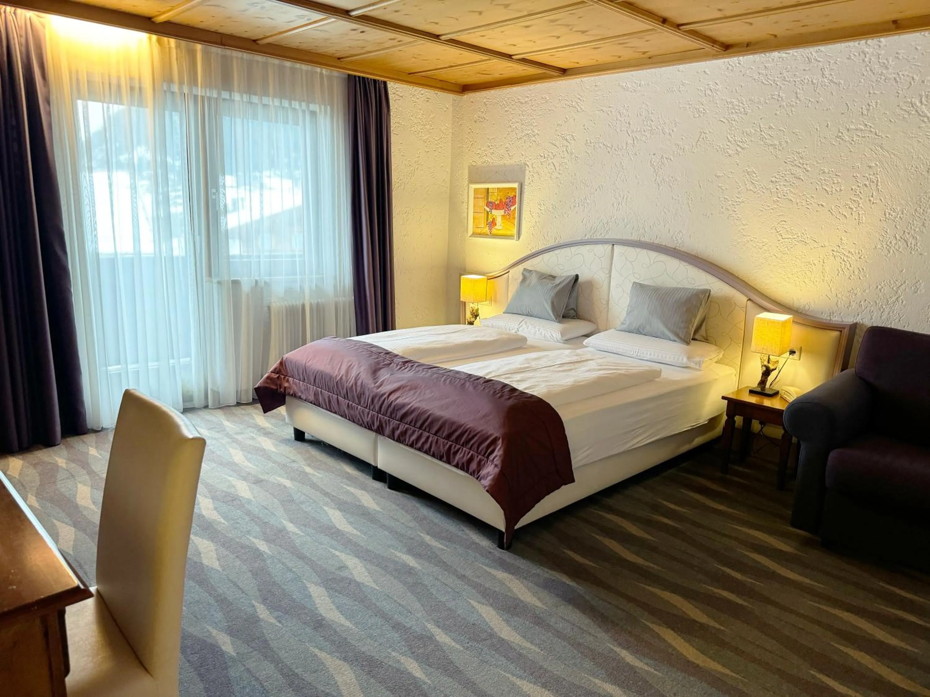 Bedroom, Bed in Hotel Hocheder