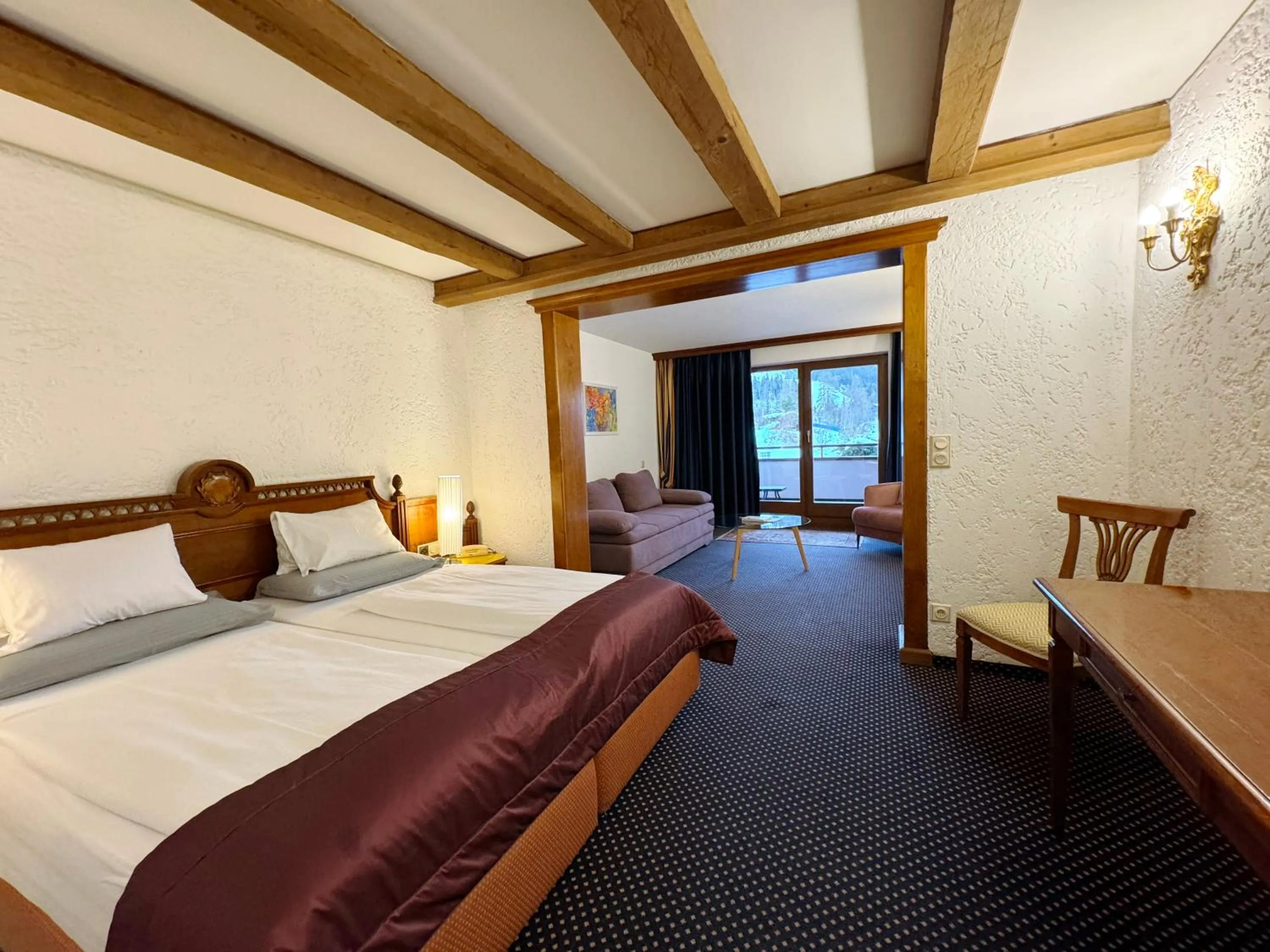 Bed in Hotel Hocheder