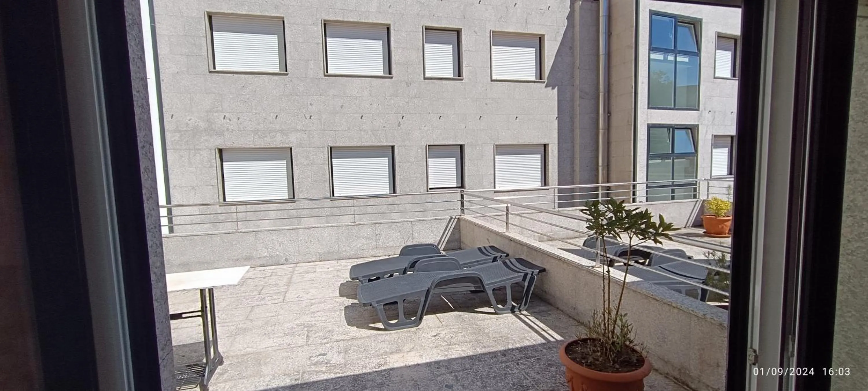 Inner courtyard view in Hotel Brisa del Mar