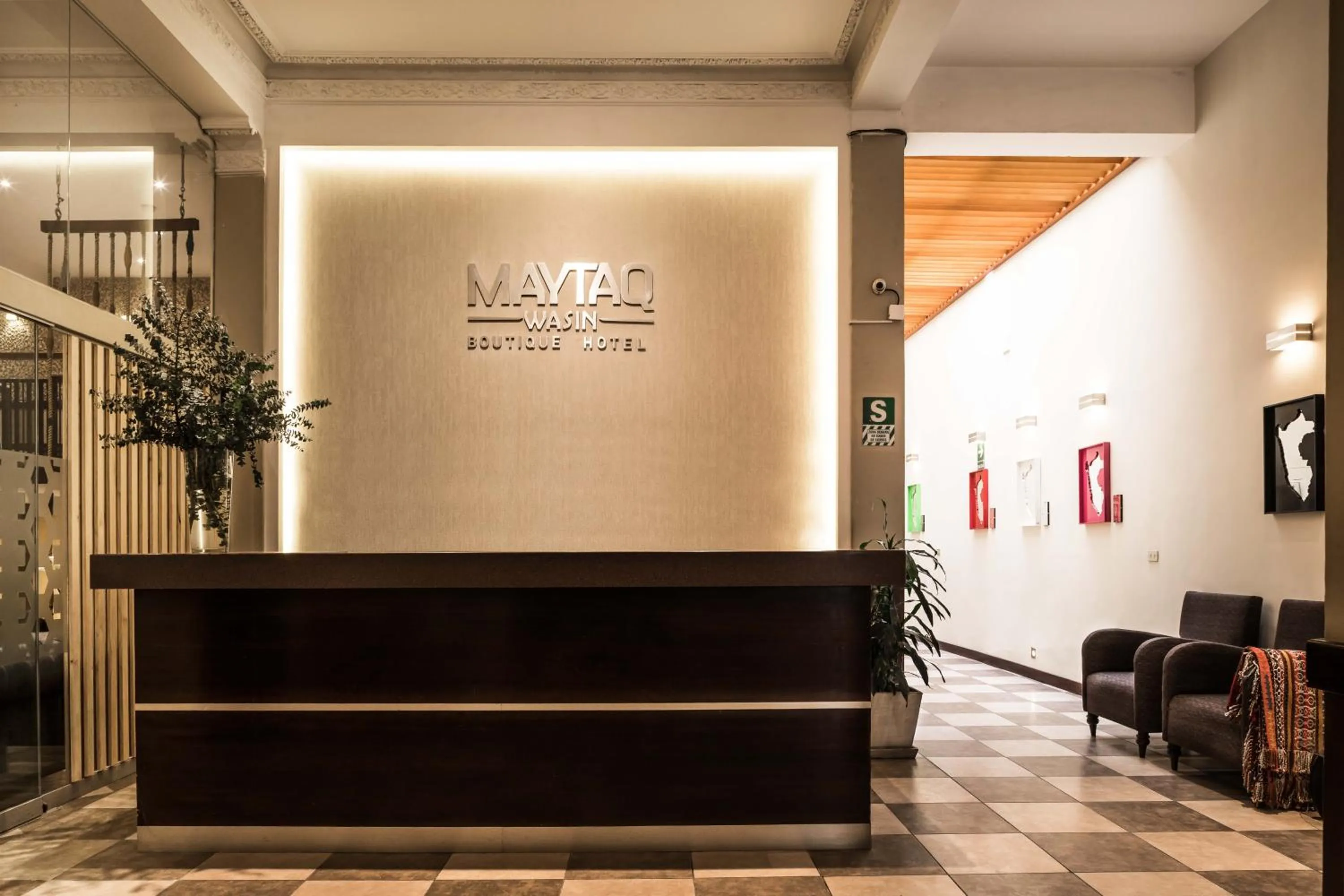 Lobby or reception in Maytaq Wasin Boutique Hotel