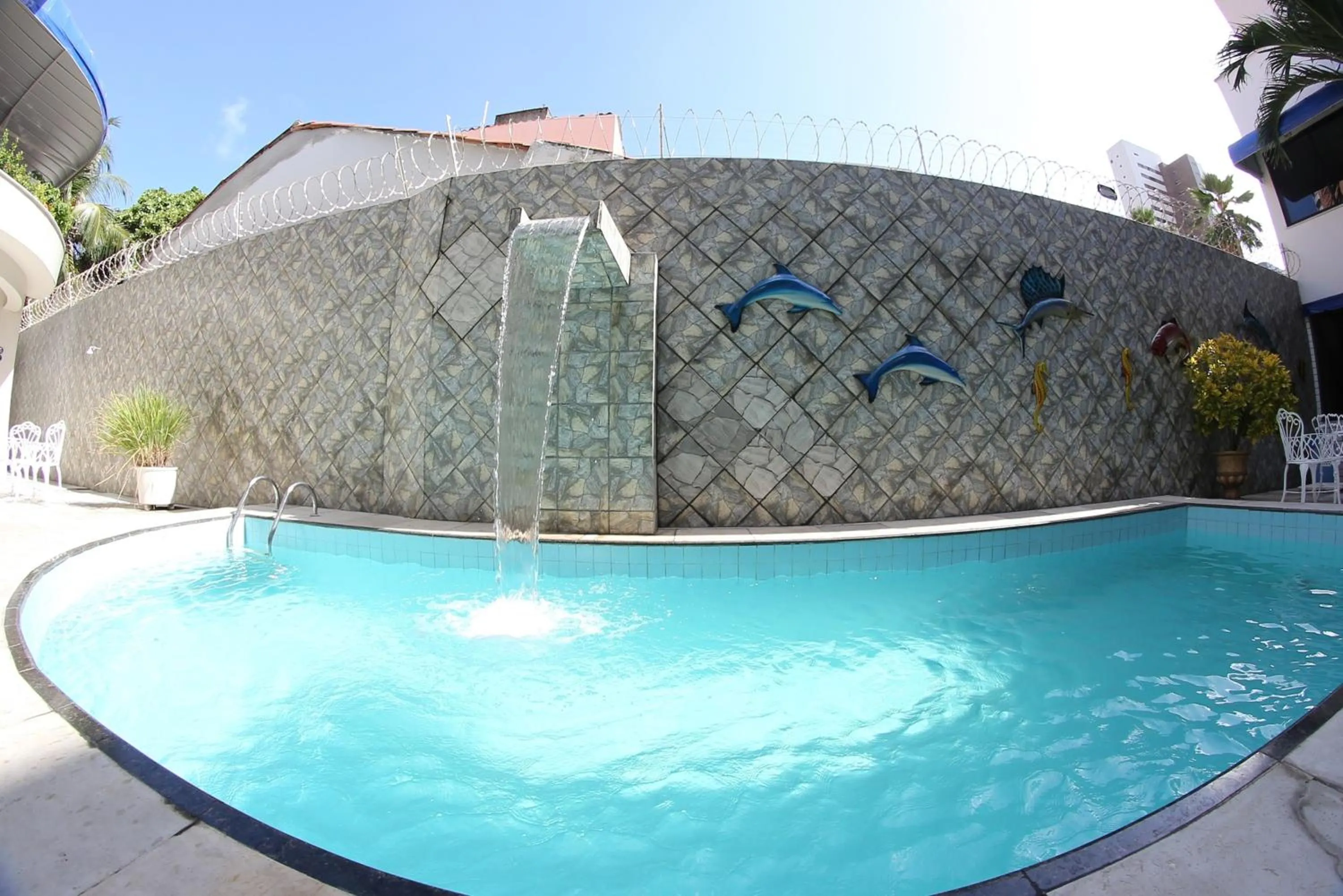 Swimming pool in Hotel Poyares