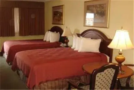 Bed in America's Best Value Inn and Suites Bed in America's Best Value Inn and Suites