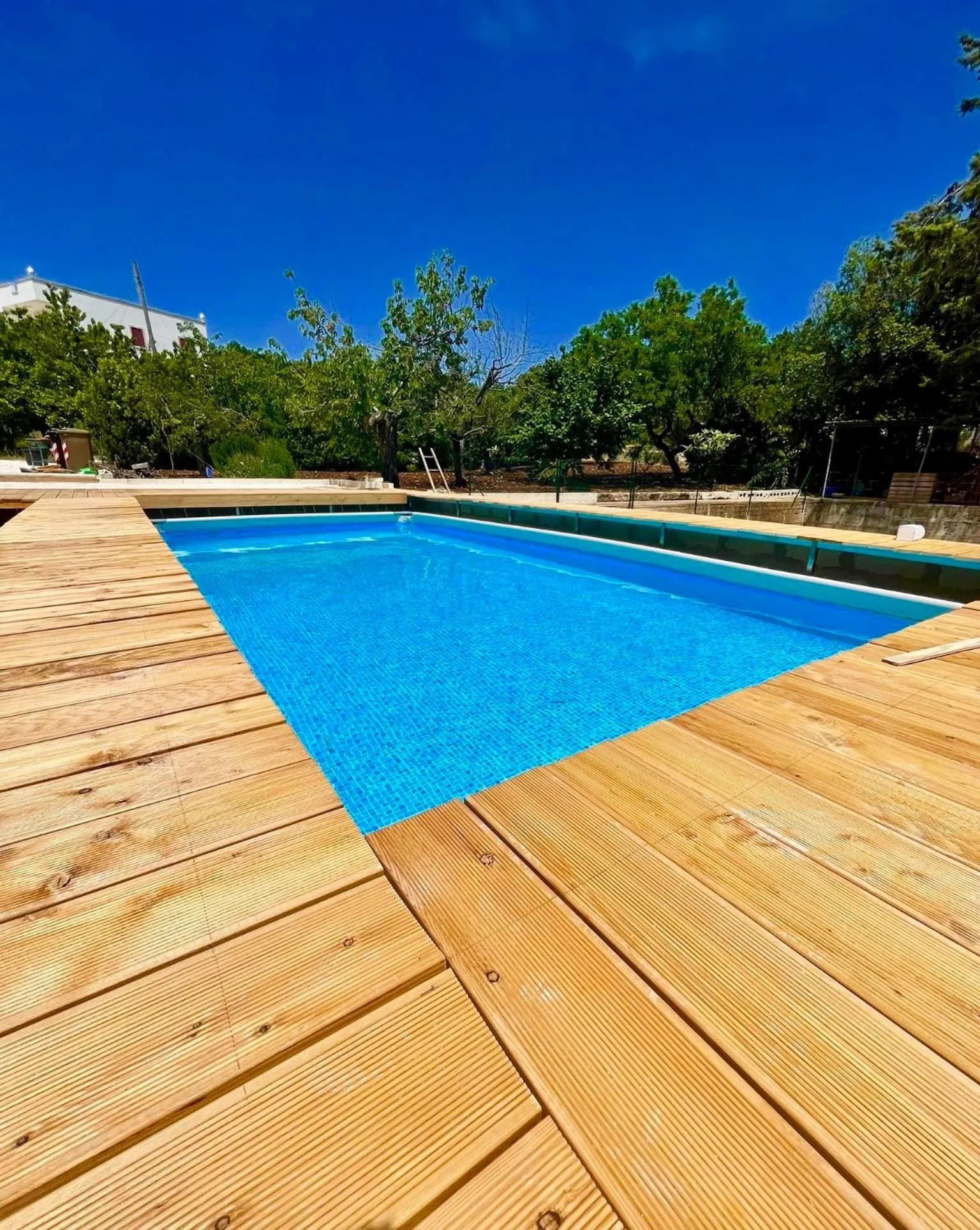 Swimming pool in La casa di Colino e Annina