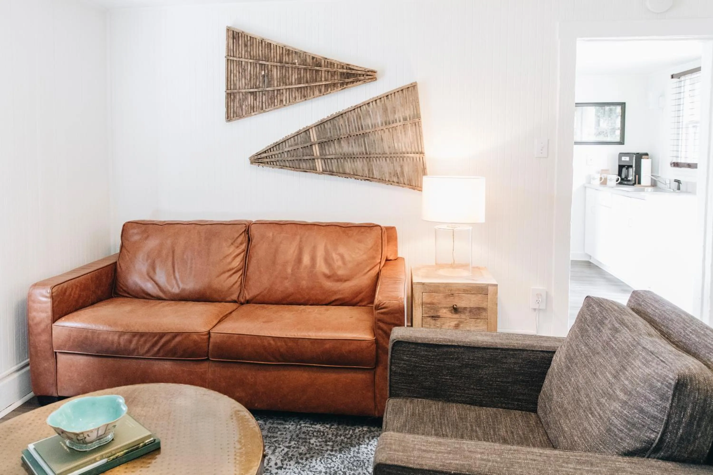 Living room in Sonoma's Best Guest Cottages