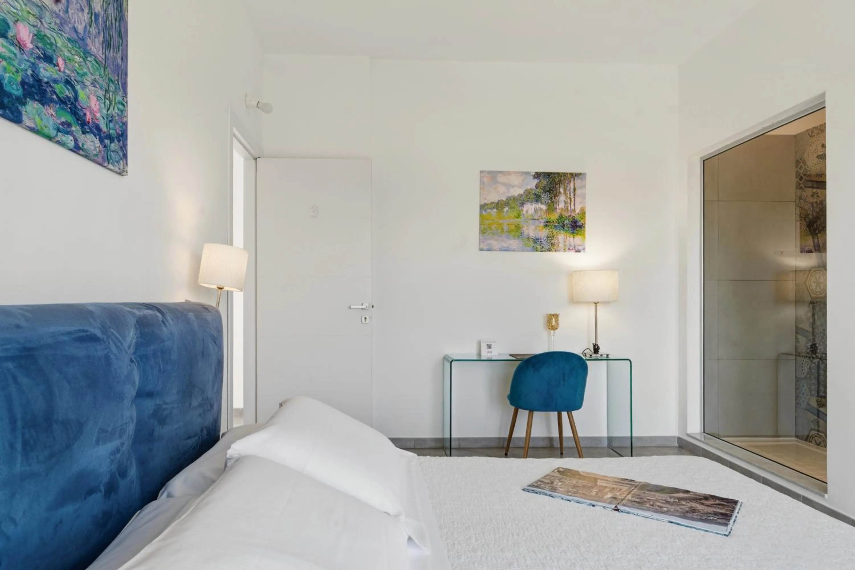 Bed in Villa Landolina