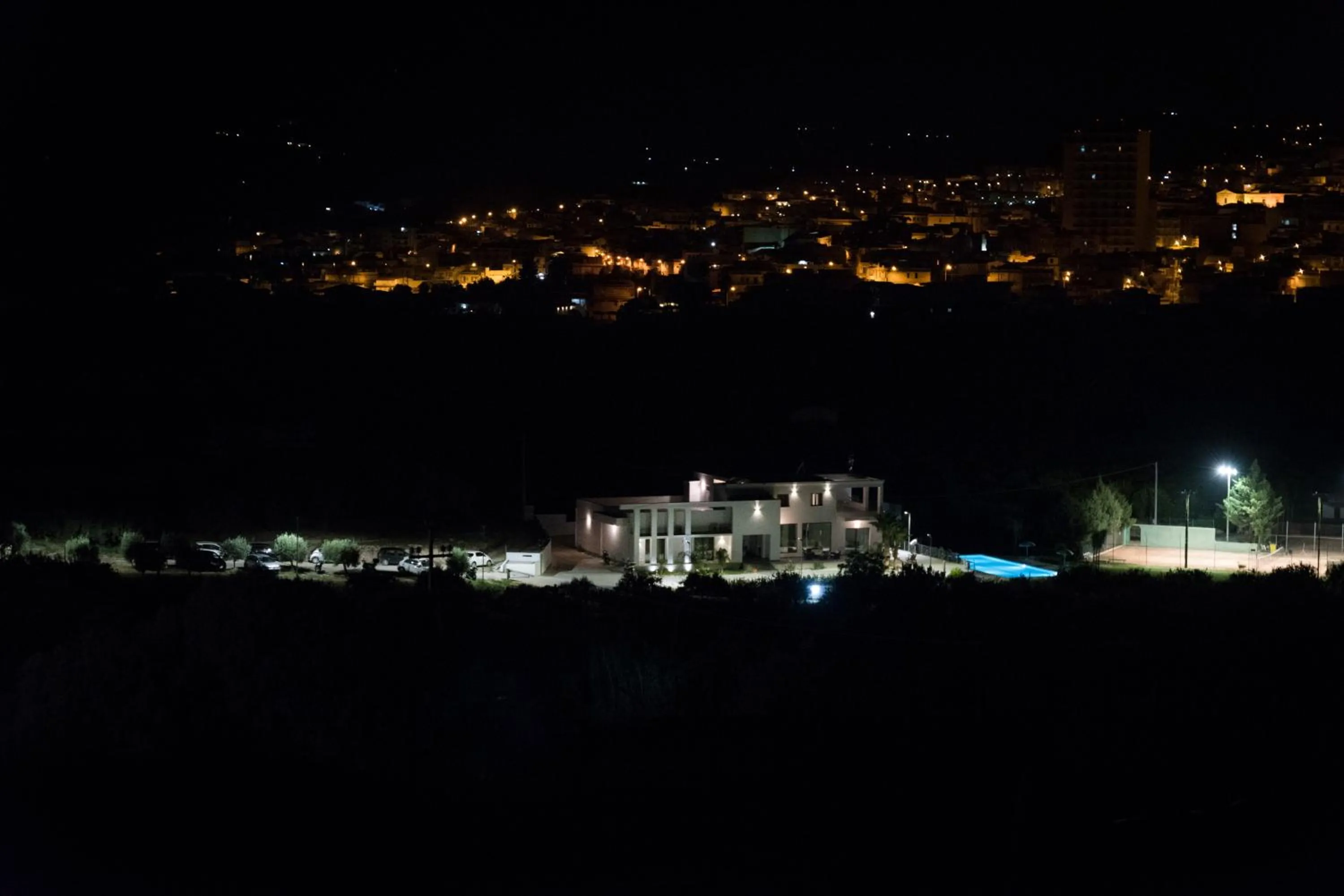 Night in Villa Landolina