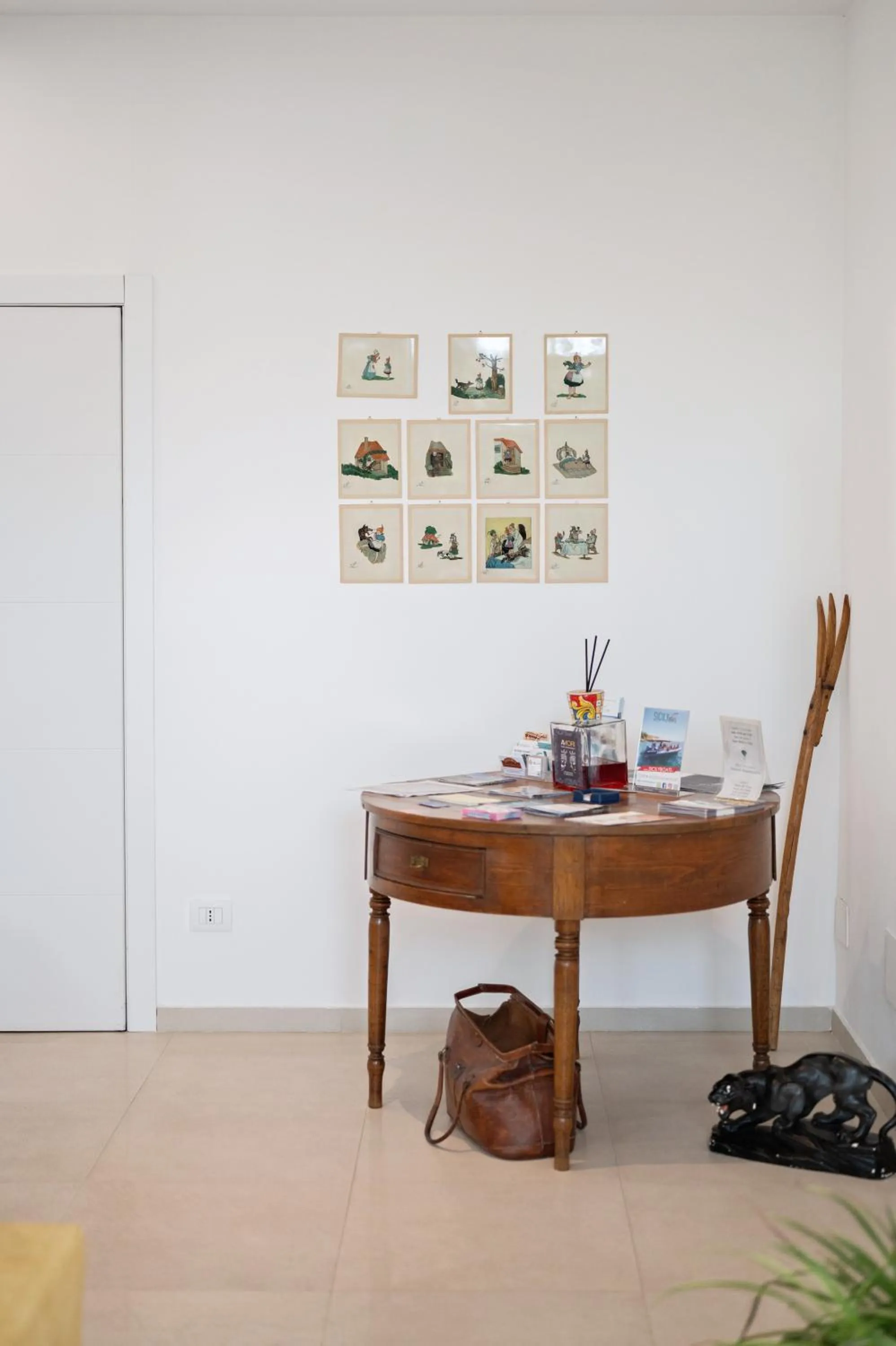 Lobby or reception in Villa Landolina