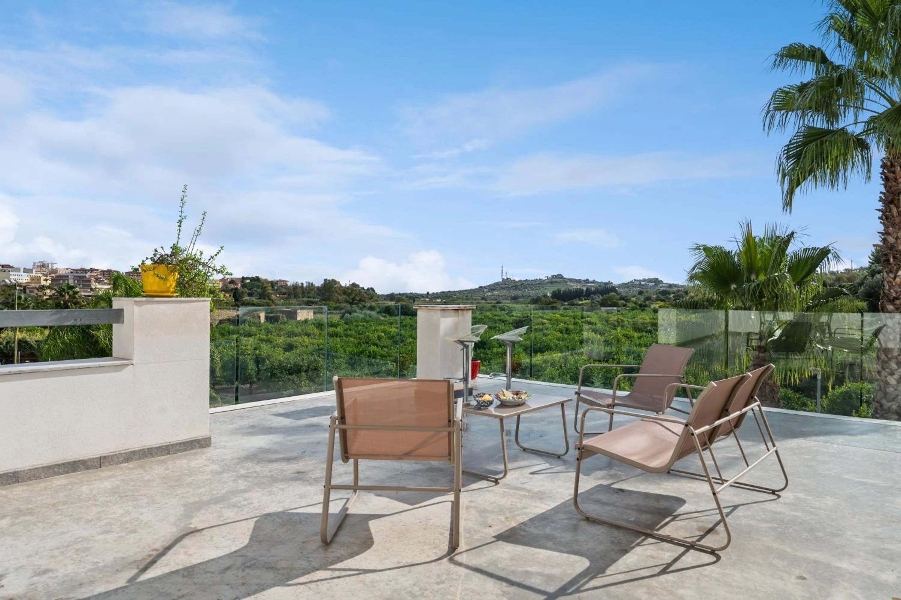 Natural landscape in Villa Landolina