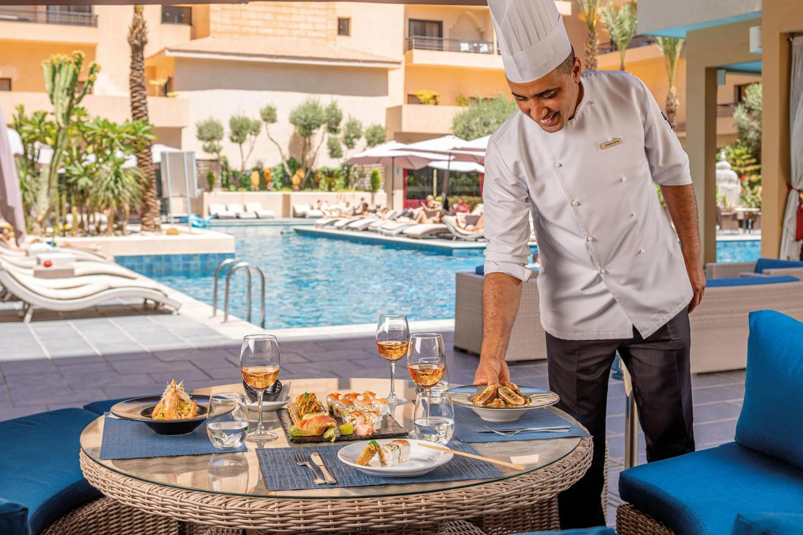 Lunch in Red Hotel Marrakech