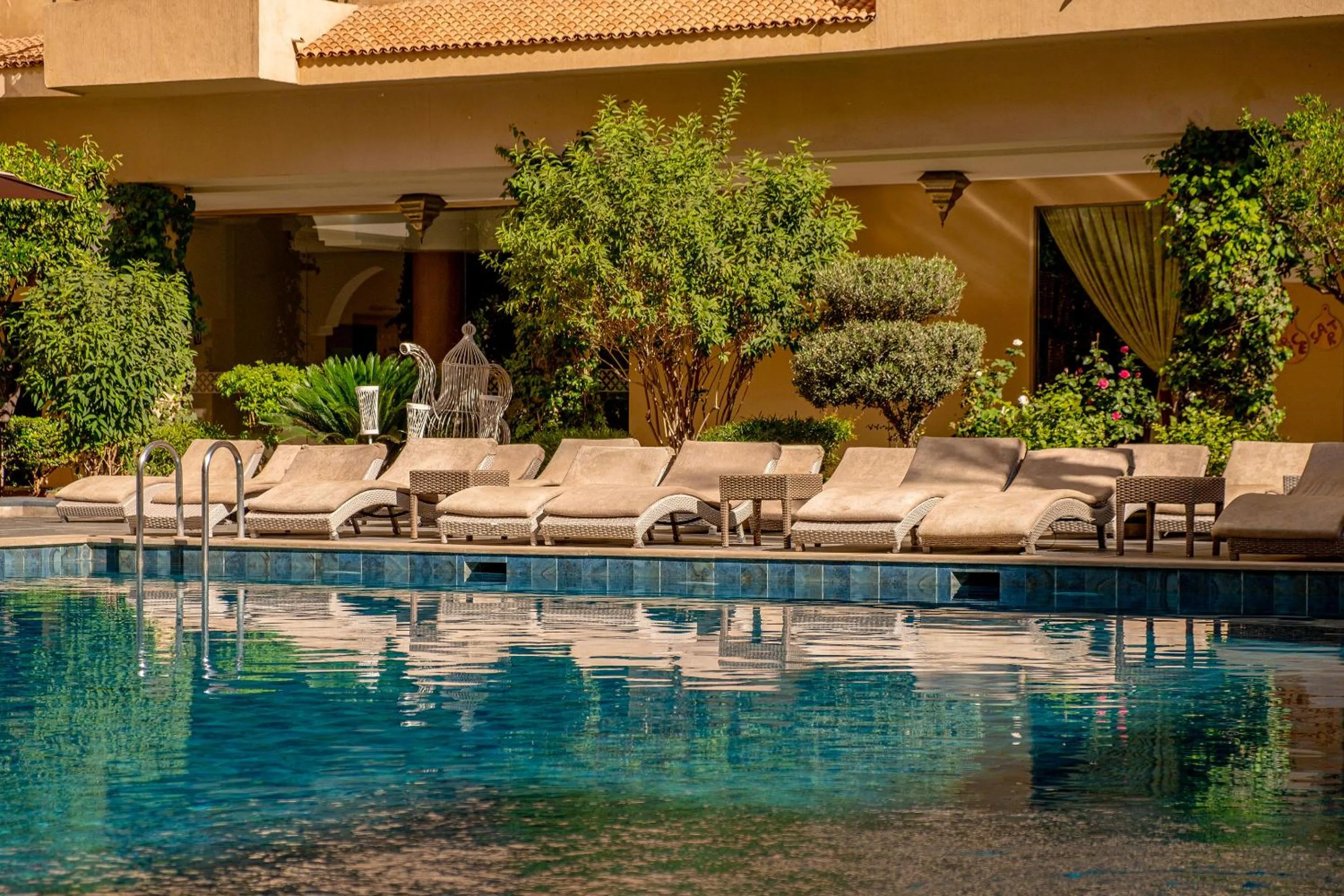 Swimming pool in Red Hotel Marrakech