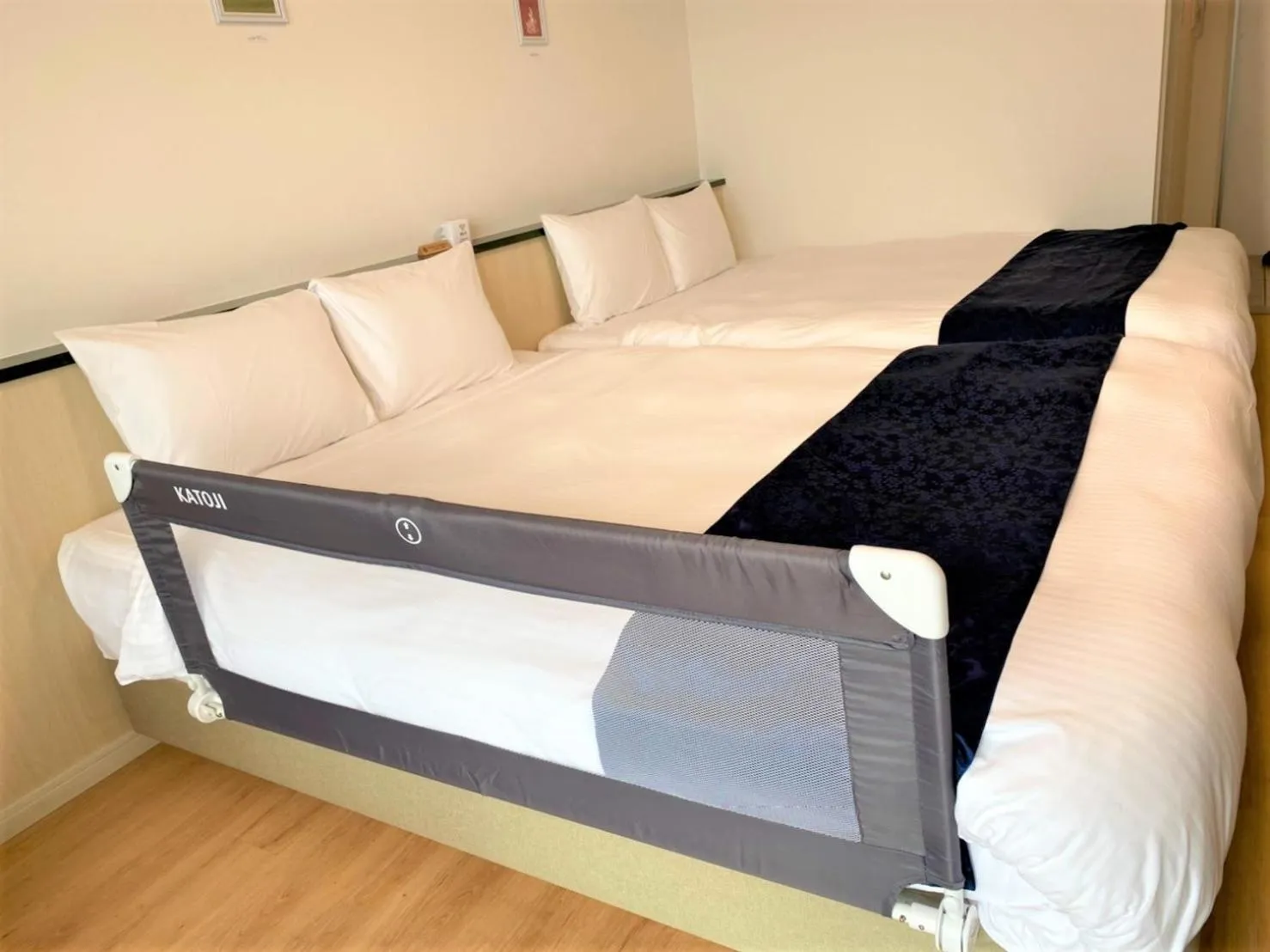 Bed in Hotel Sakurano Familia Nago