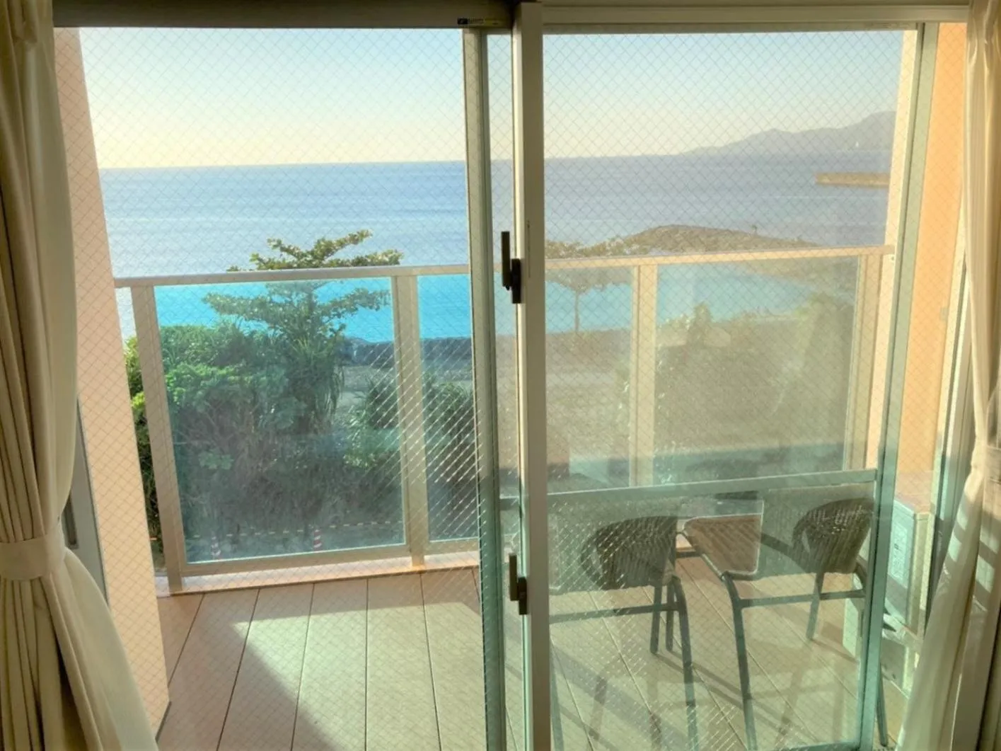 Balcony/Terrace in Hotel Sakurano Familia Nago