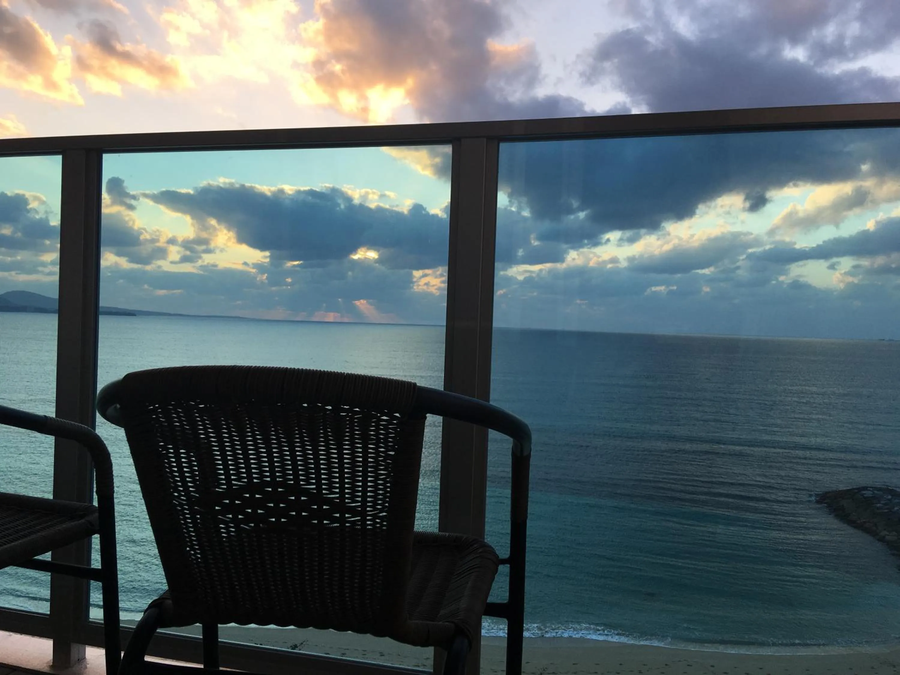 Balcony/Terrace in Hotel Sakurano Familia Nago