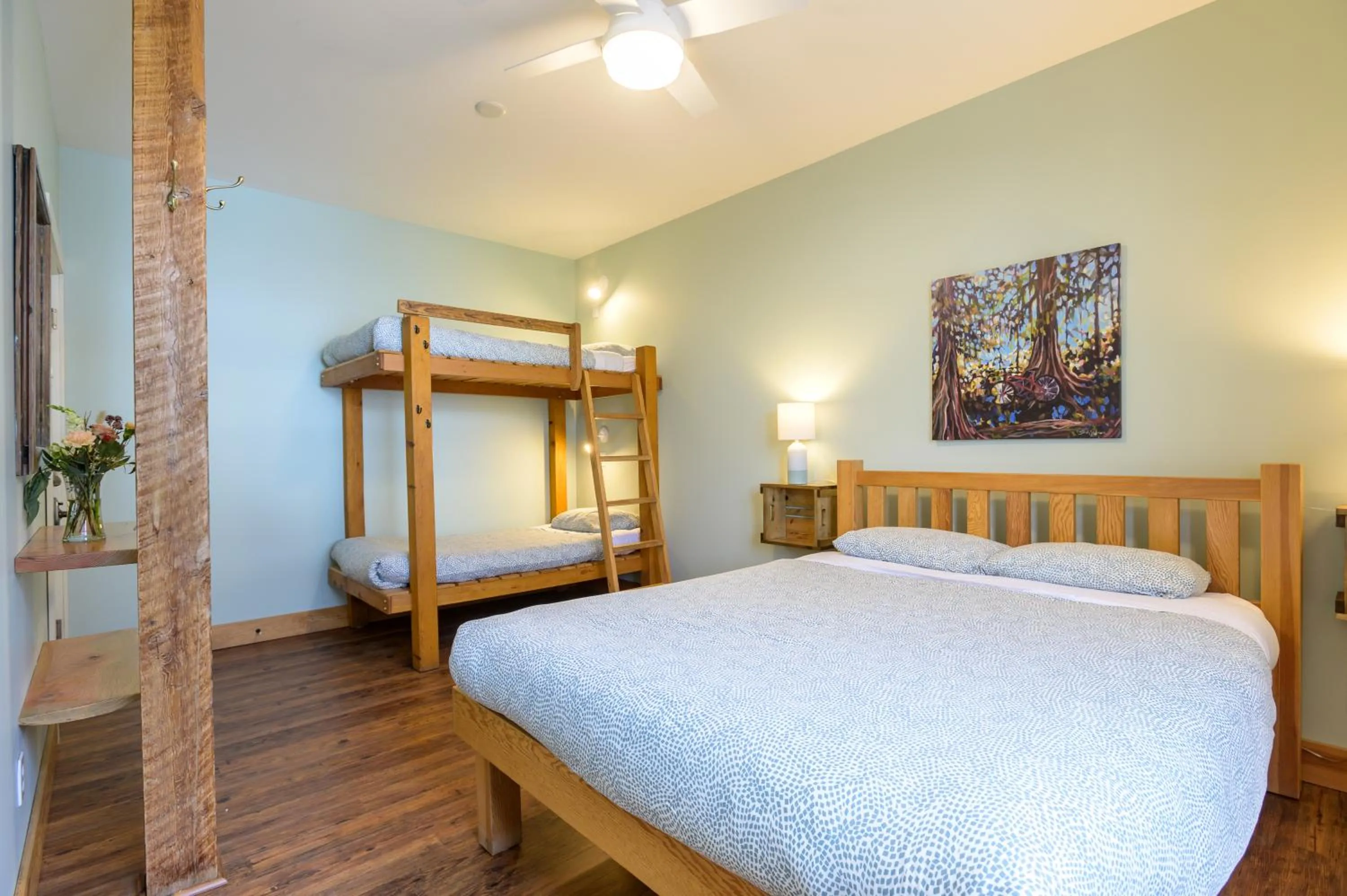 Bed in Riding Fool Accommodation