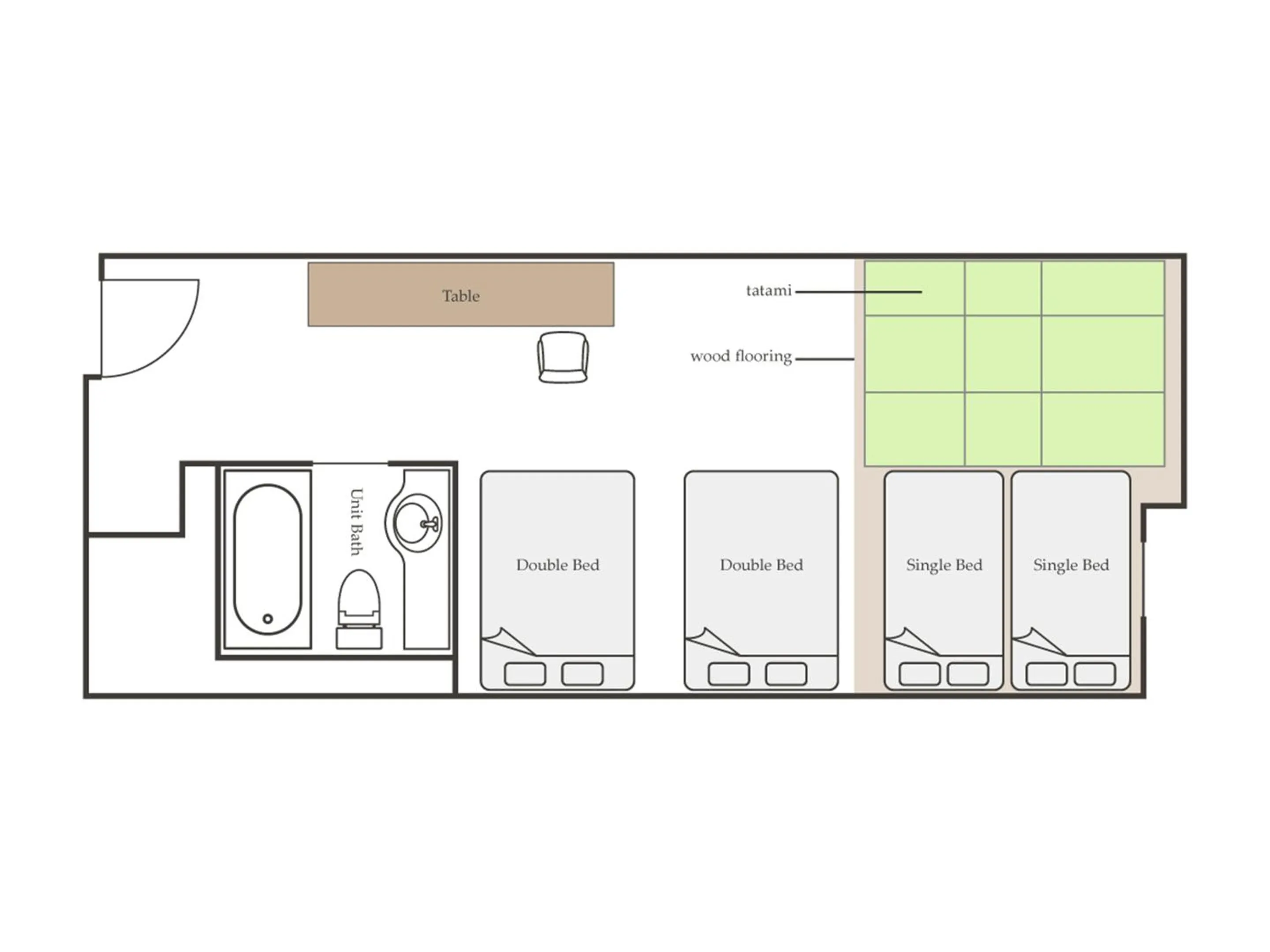 Floor plan in Hotel Abest Grande Okayama