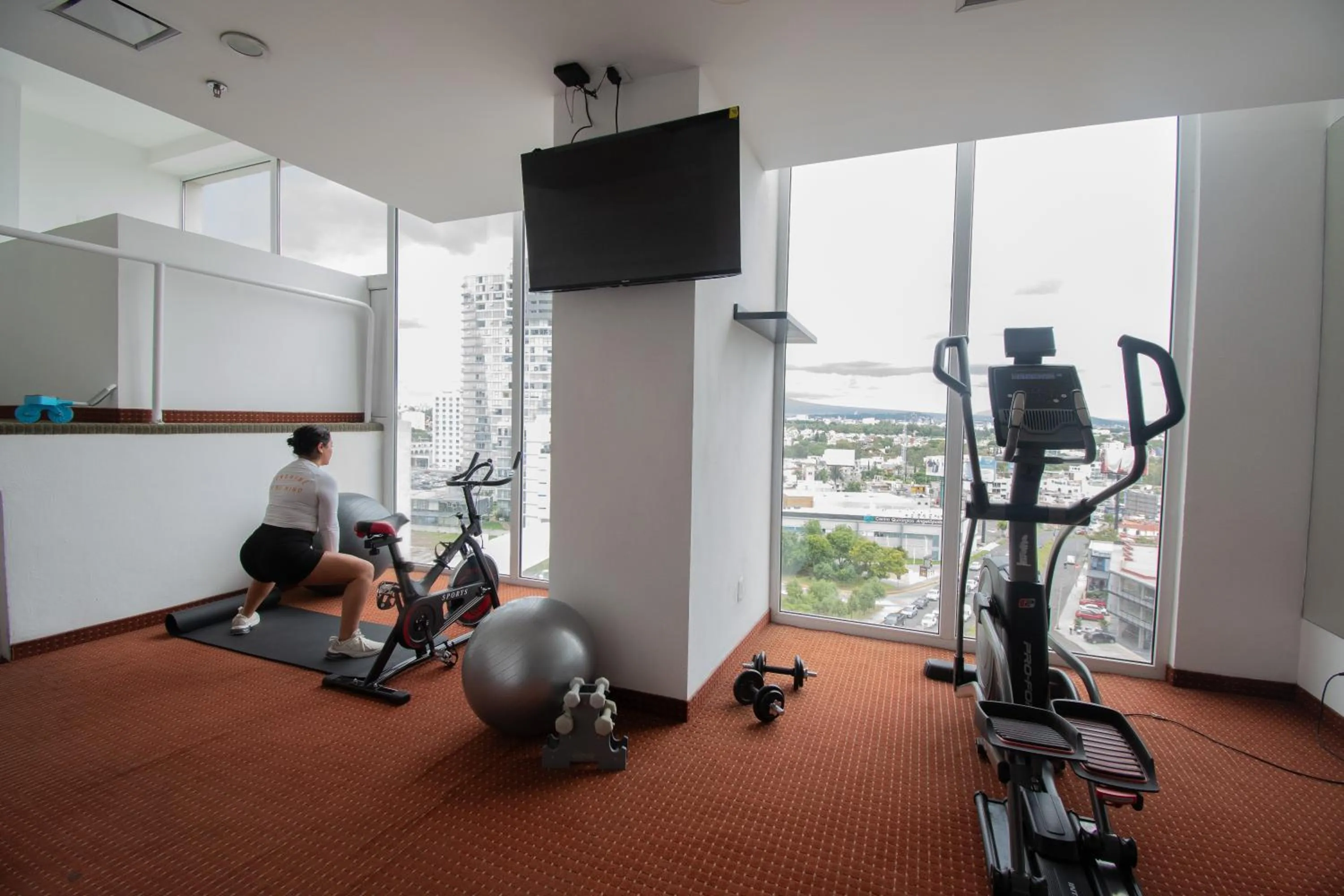 Fitness centre/facilities in La Quinta by Wyndham Puebla Palmas Angelopolis