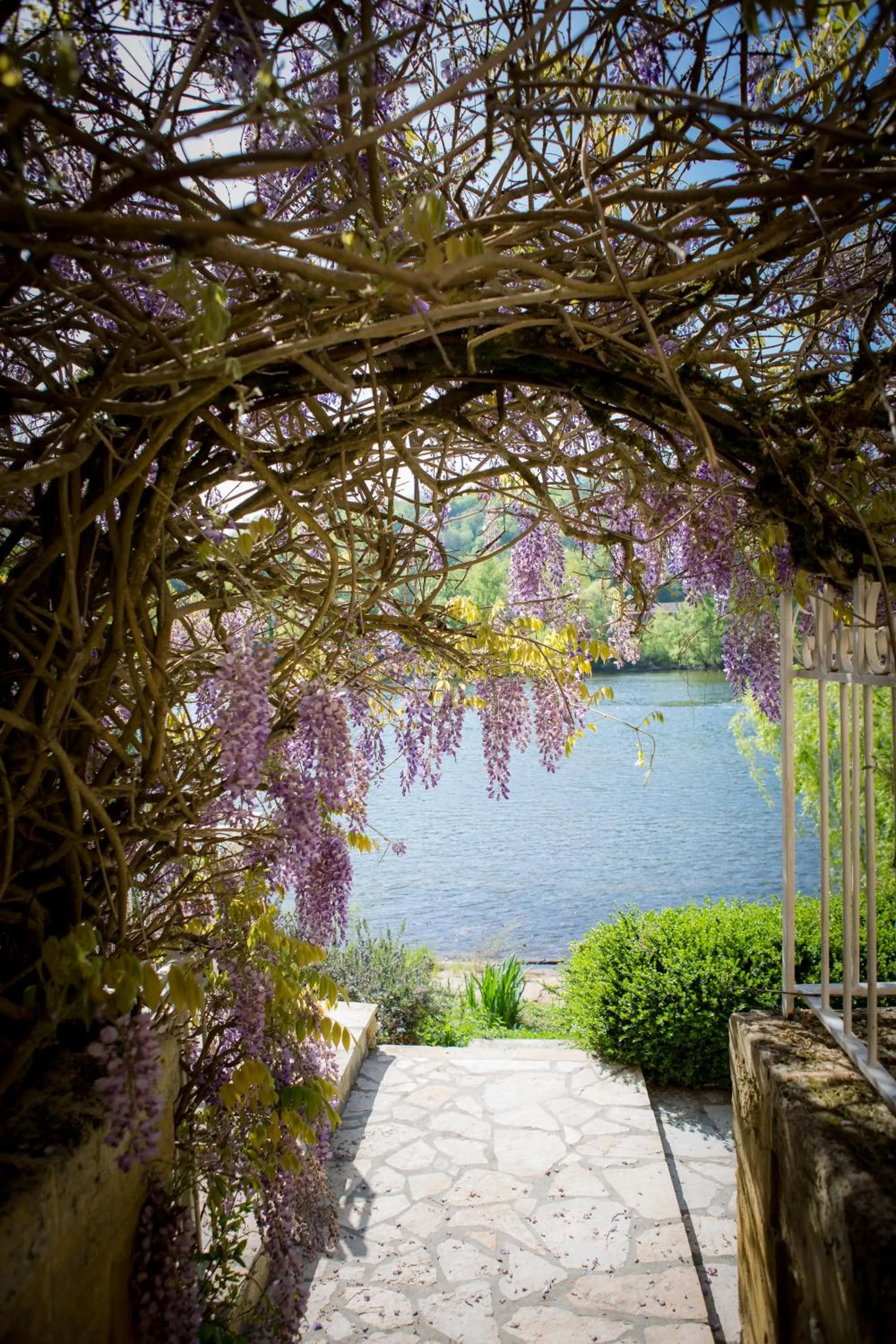 River view in Les Magnolias holiday homes