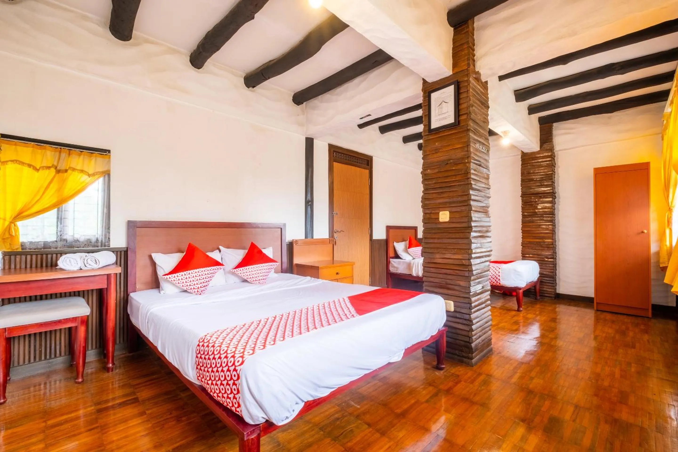 Bedroom, Bed in Capital O 2640 Cottage GS Rumah Kayu Syariah