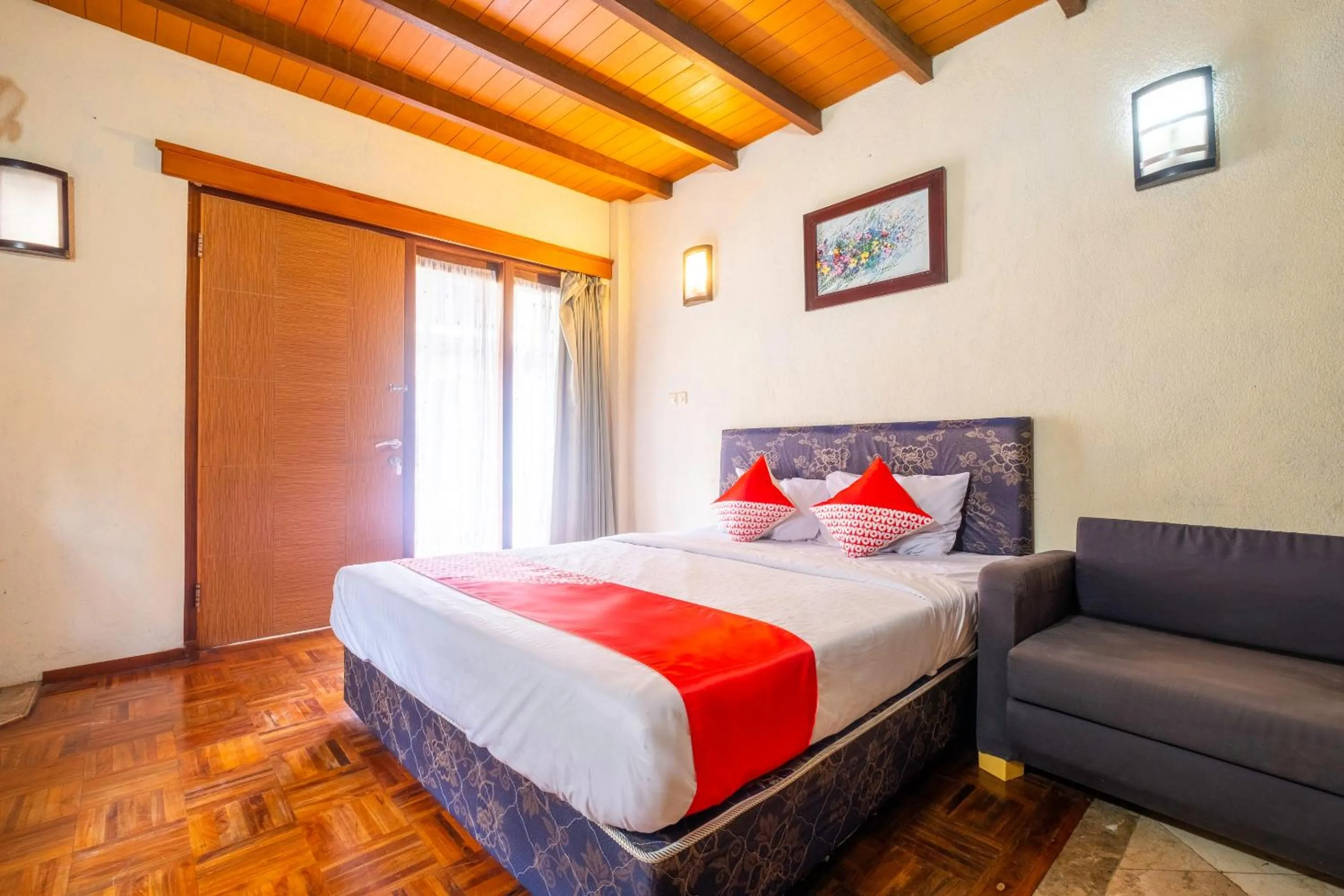 Bedroom, Bed in Capital O 2640 Cottage GS Rumah Kayu Syariah