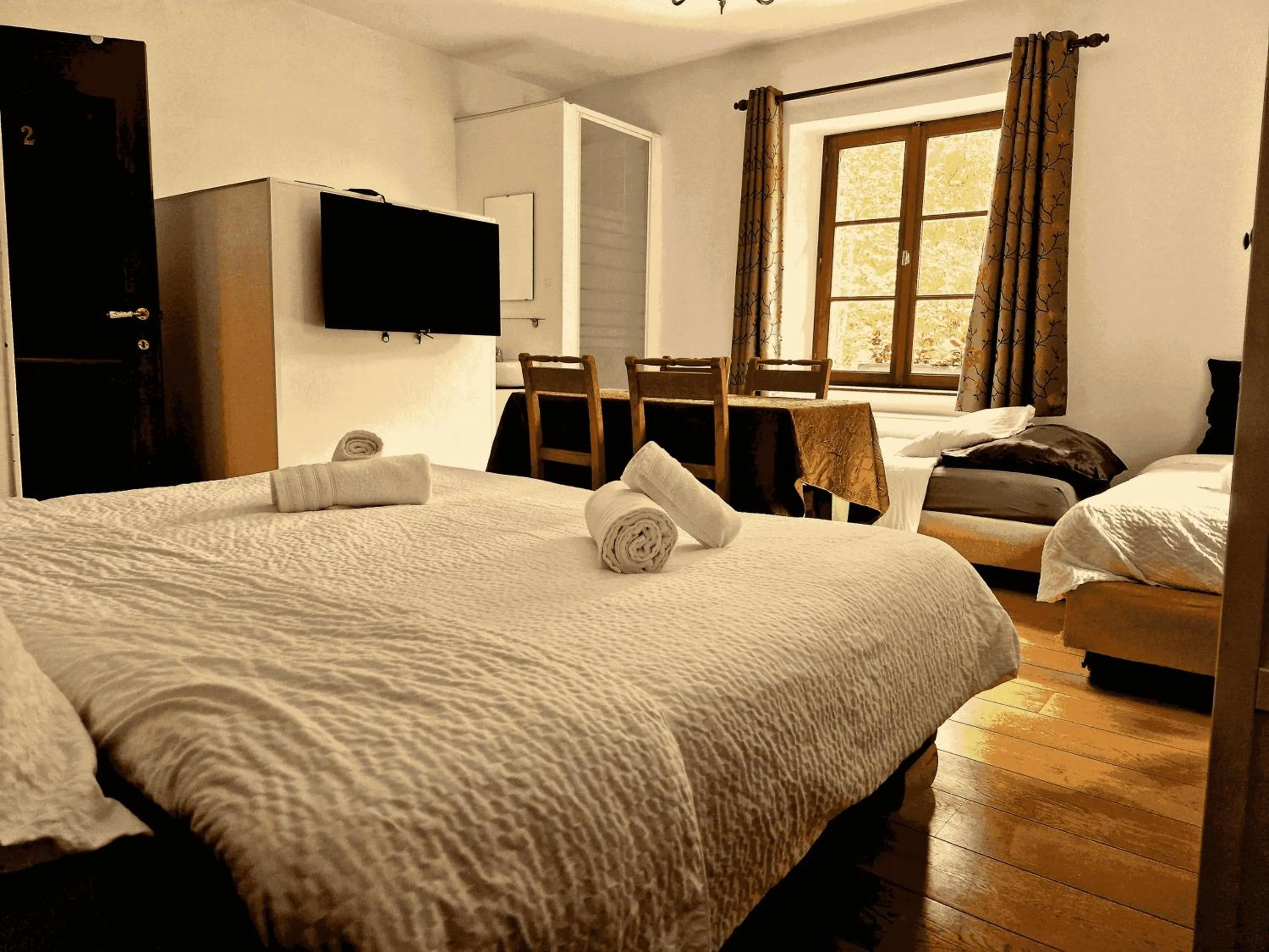 Triple Room in B&B La Source de la Géronstère