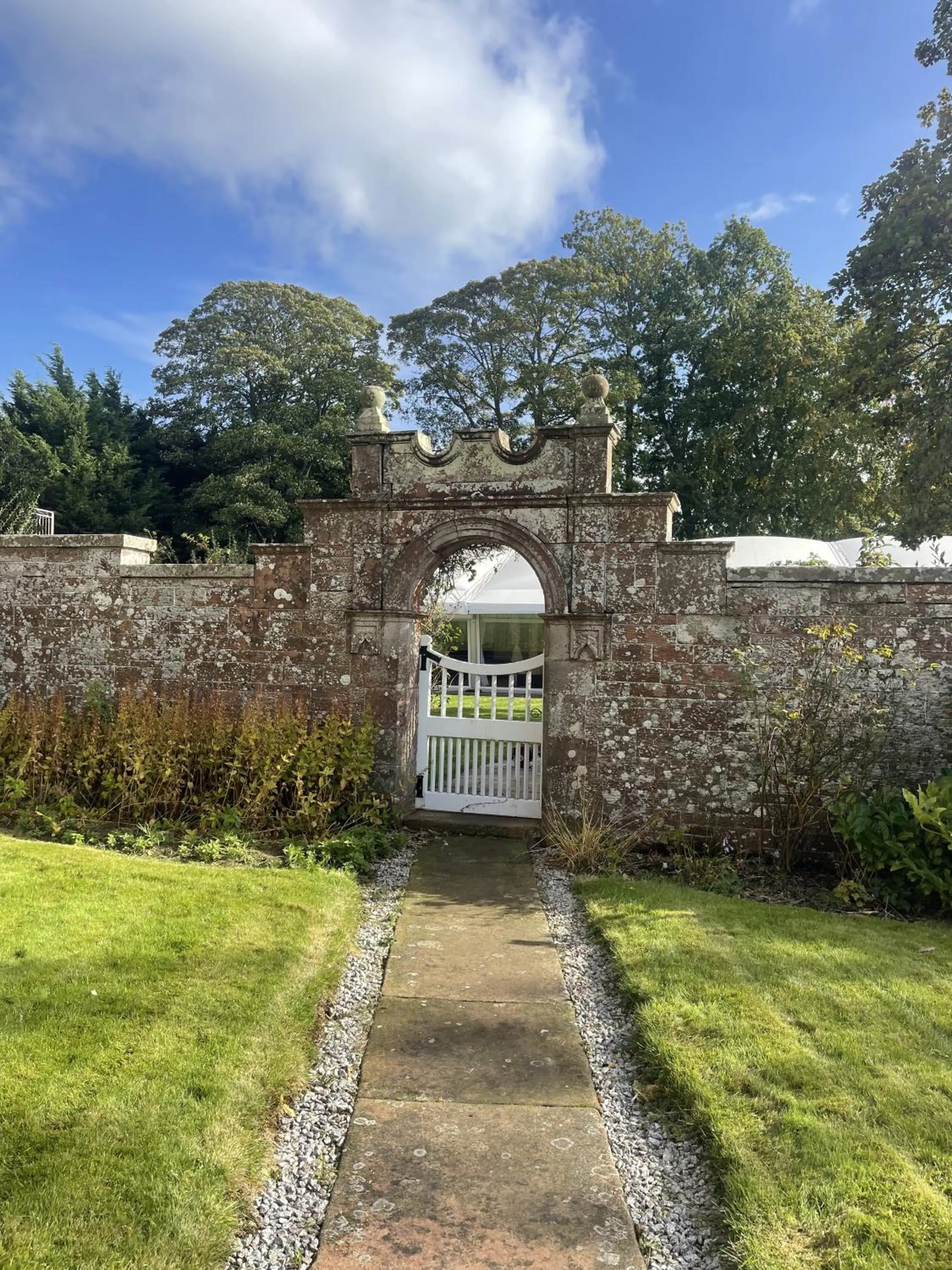 Garden in Dalston Hall