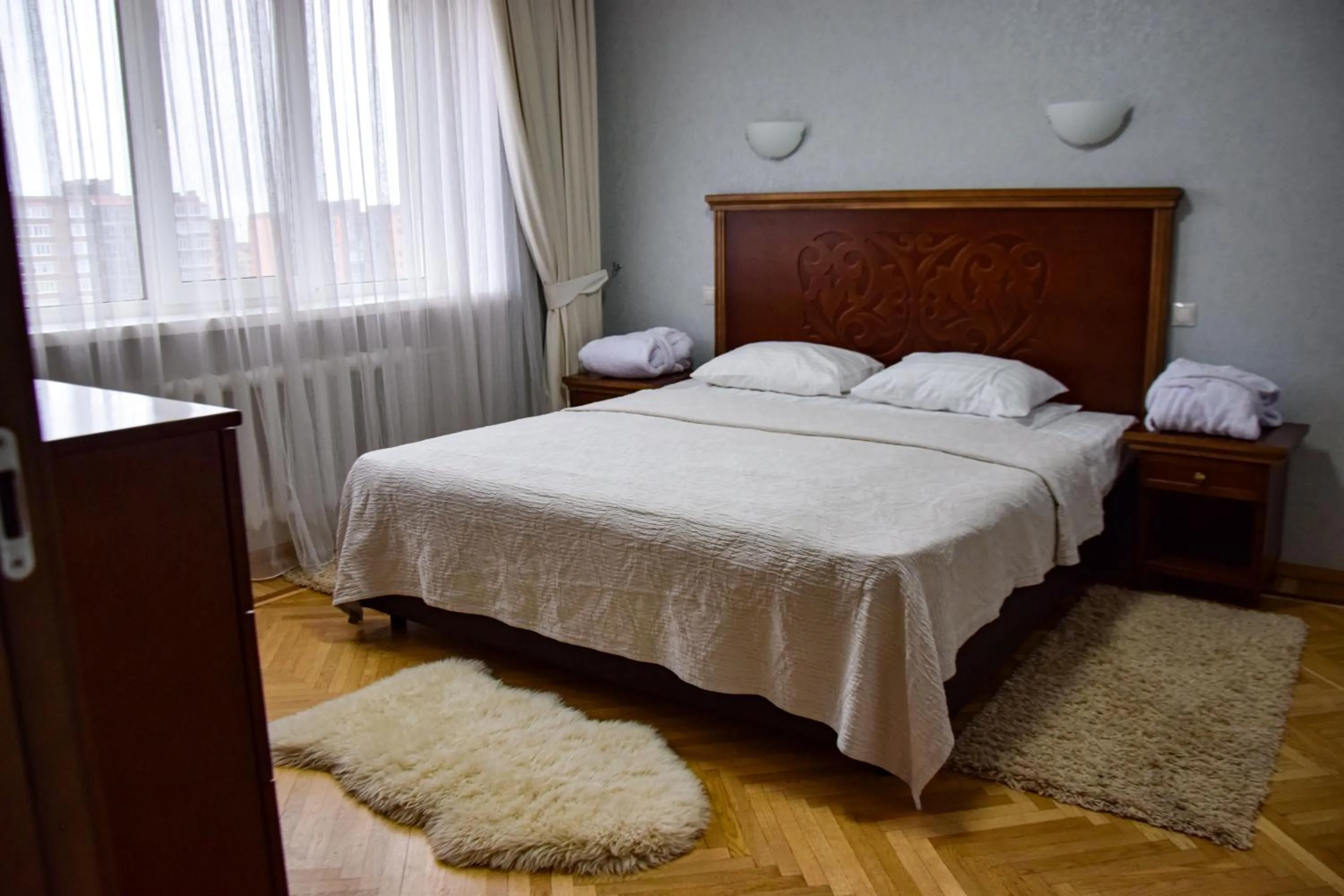 Bed in Dnipro Hotel