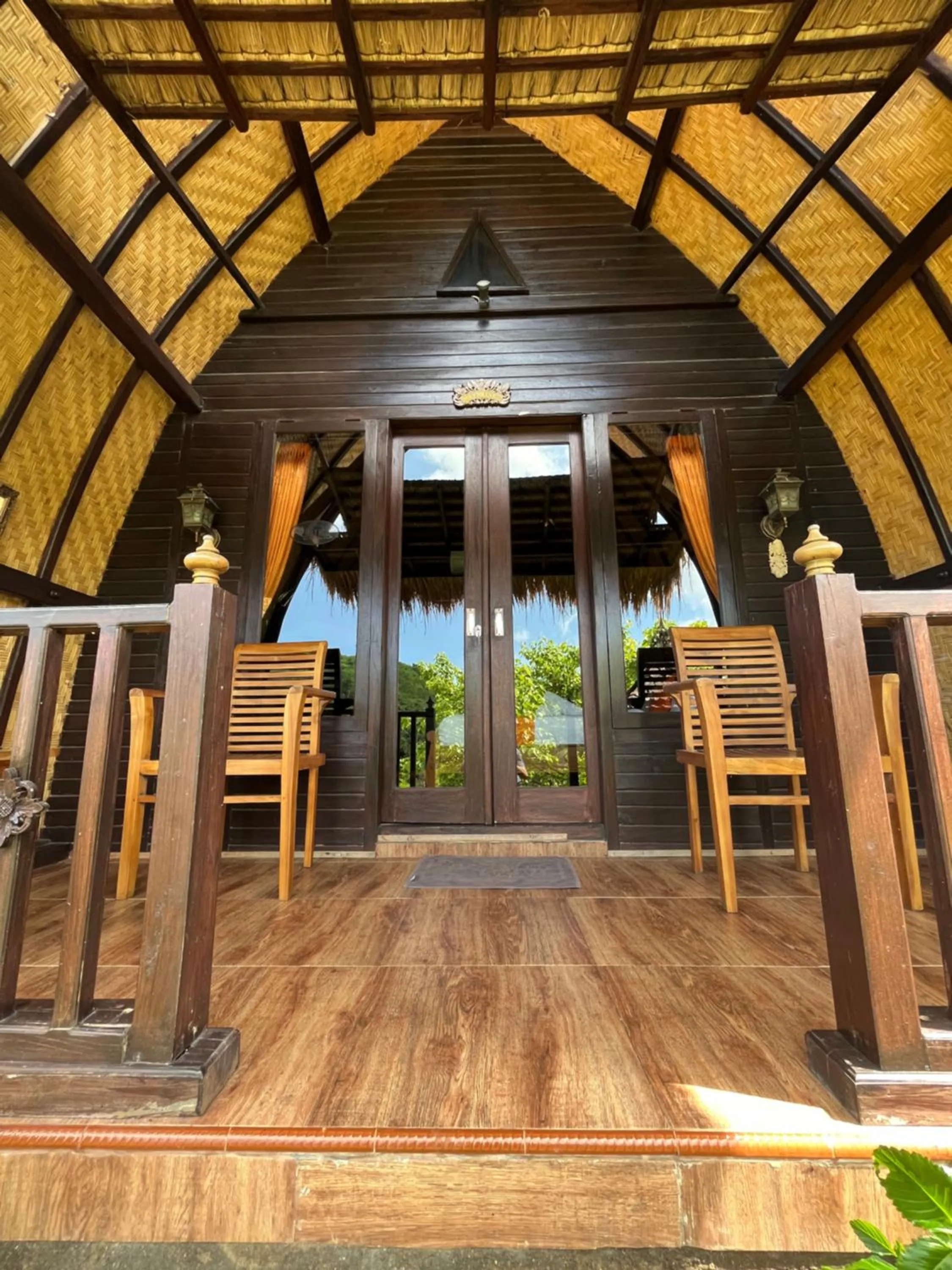 Patio in Holy Hills Bungalow Nusa Penida