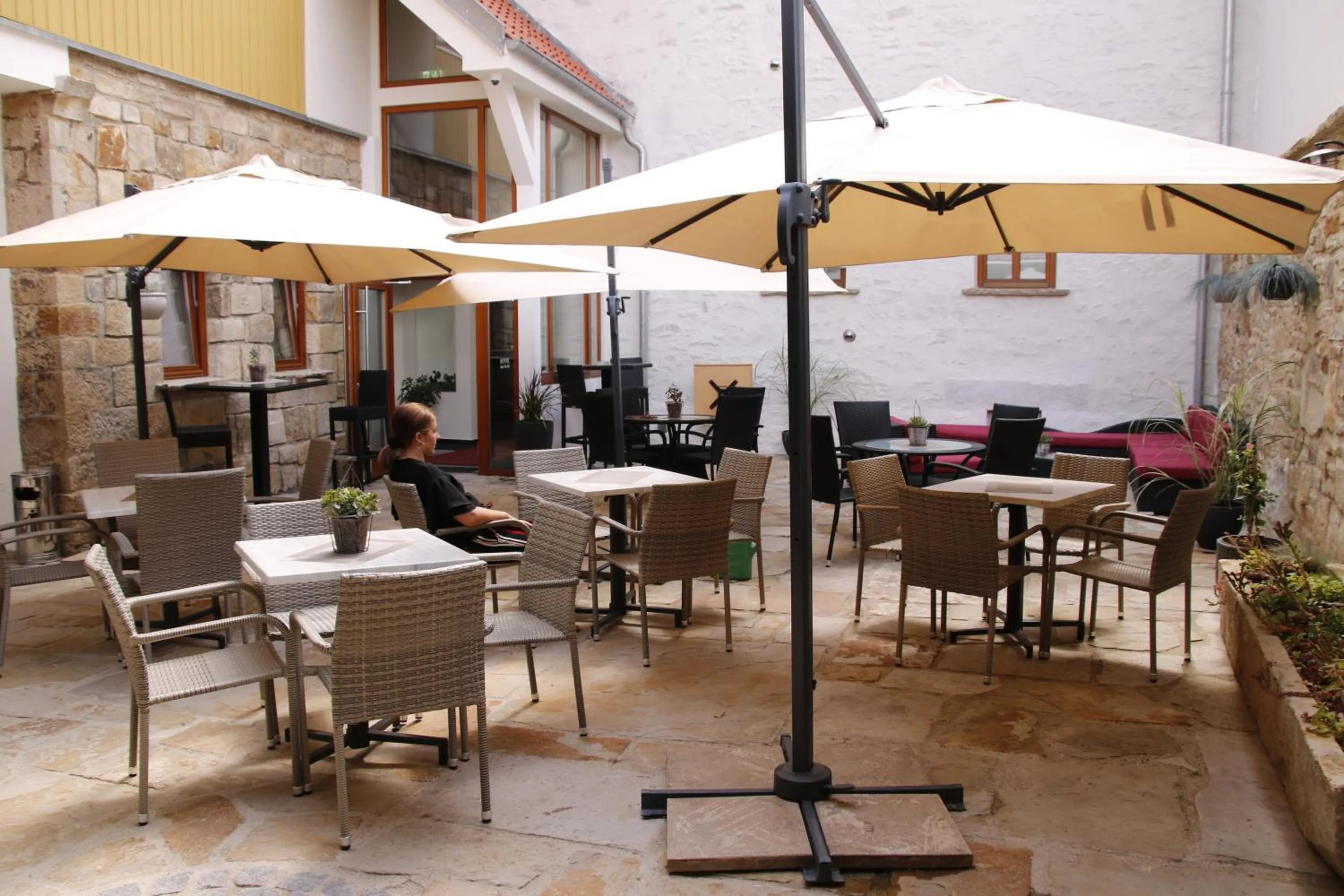 Seating area in Hotel Am Markt