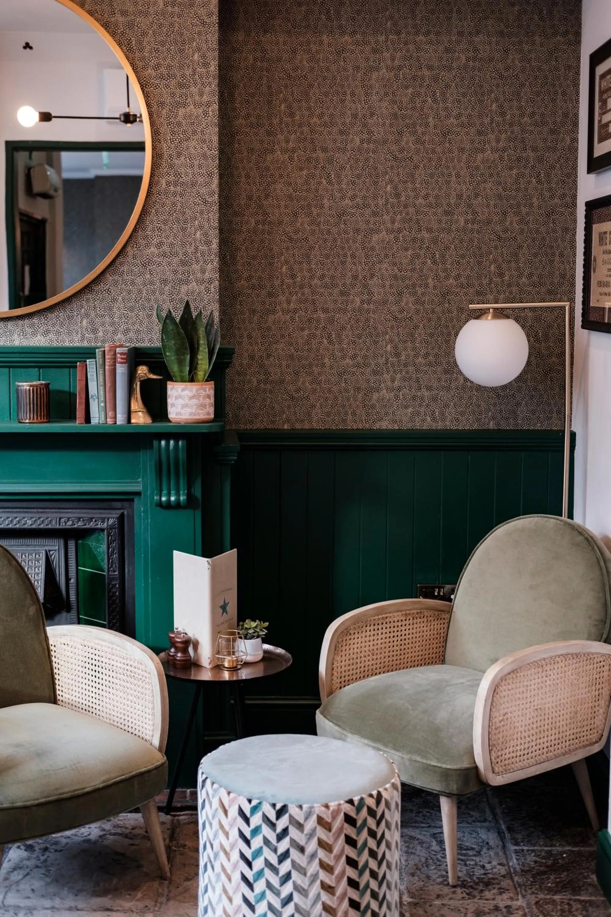 Seating area in The White Star Tavern