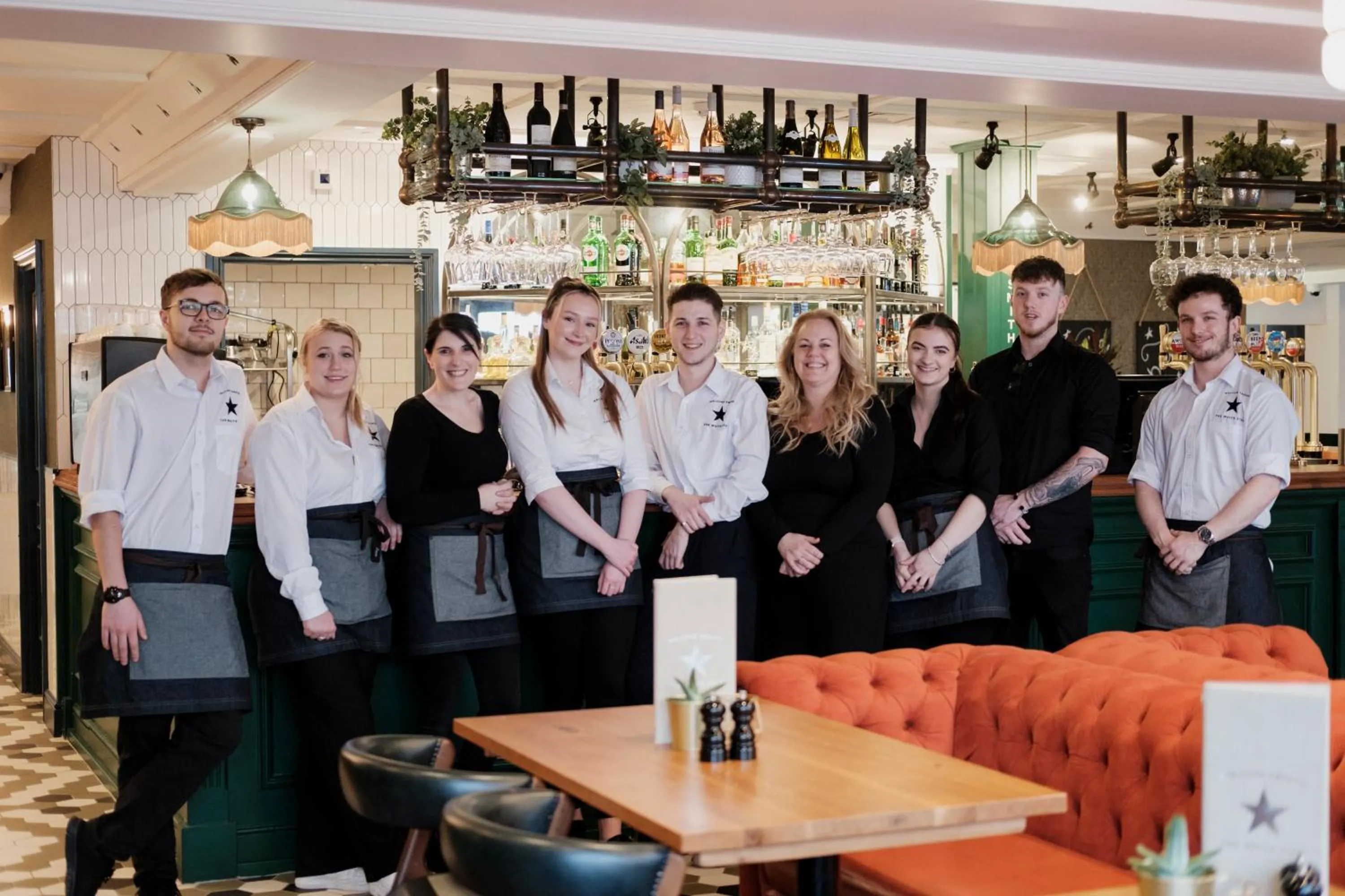 Staff in The White Star Tavern