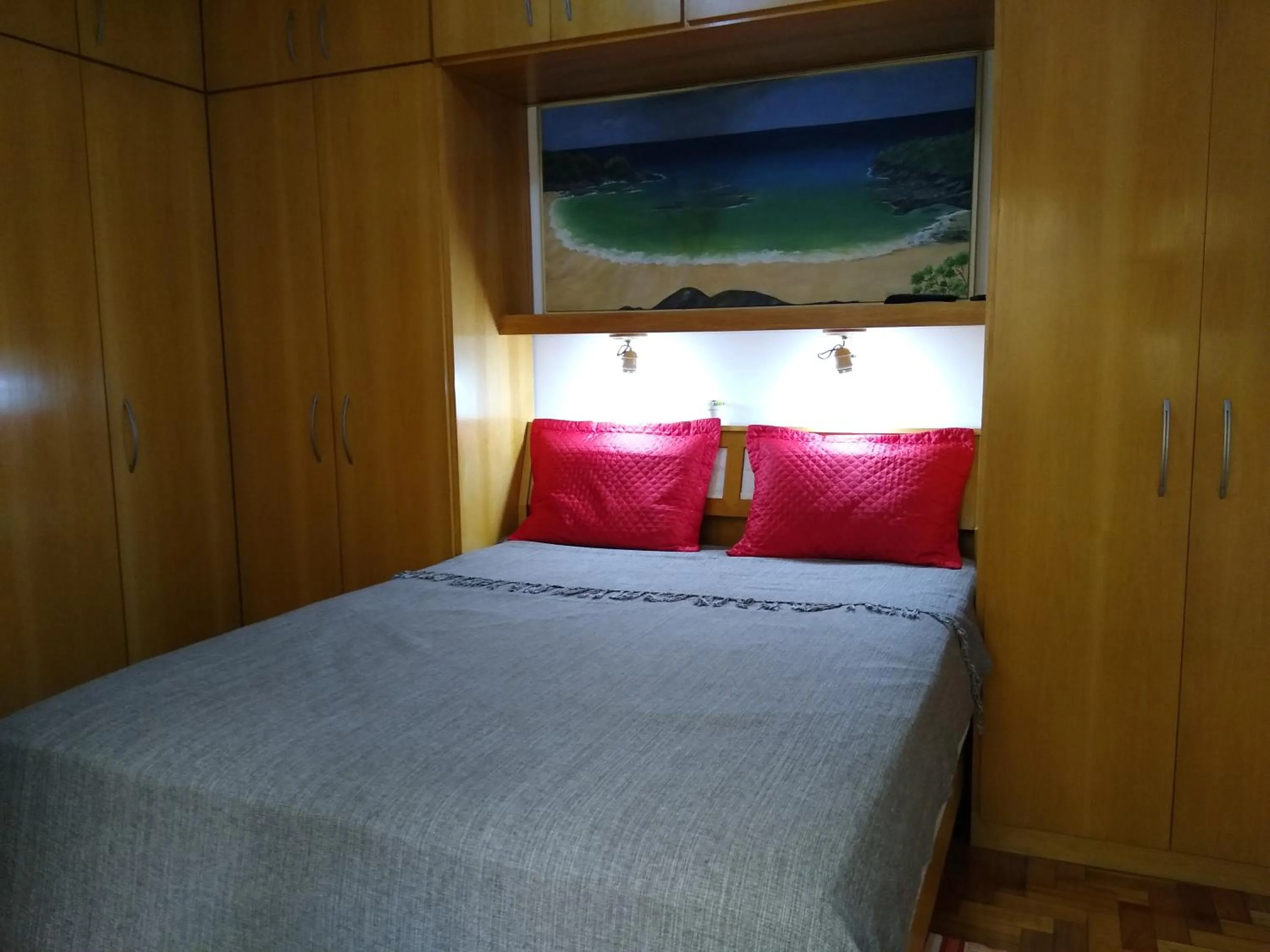 Bedroom, Bed in Aconchegante ao lado do shopping com garagem e Wifi