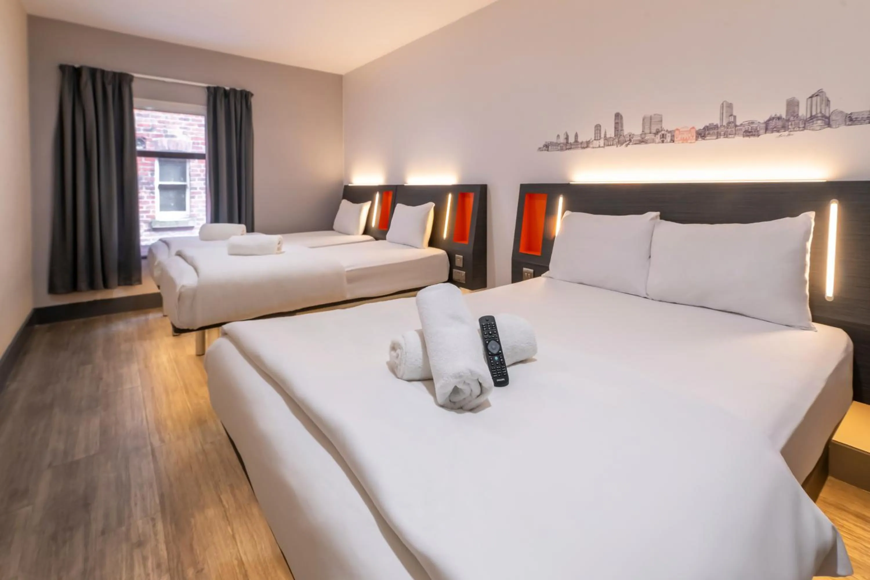 Photo of the whole room, Bed in easyHotel Leeds