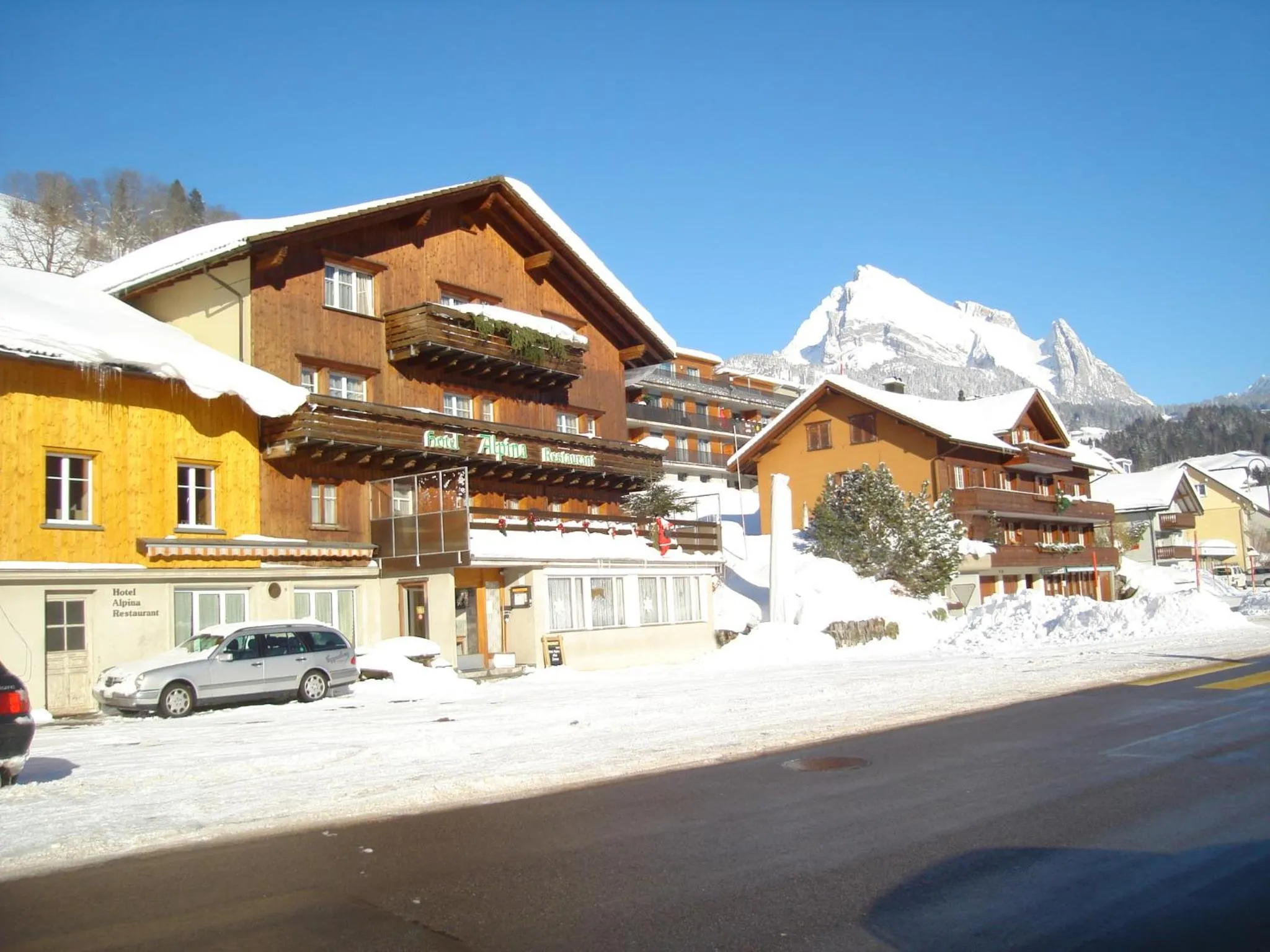 Property building in Hotel Alpina