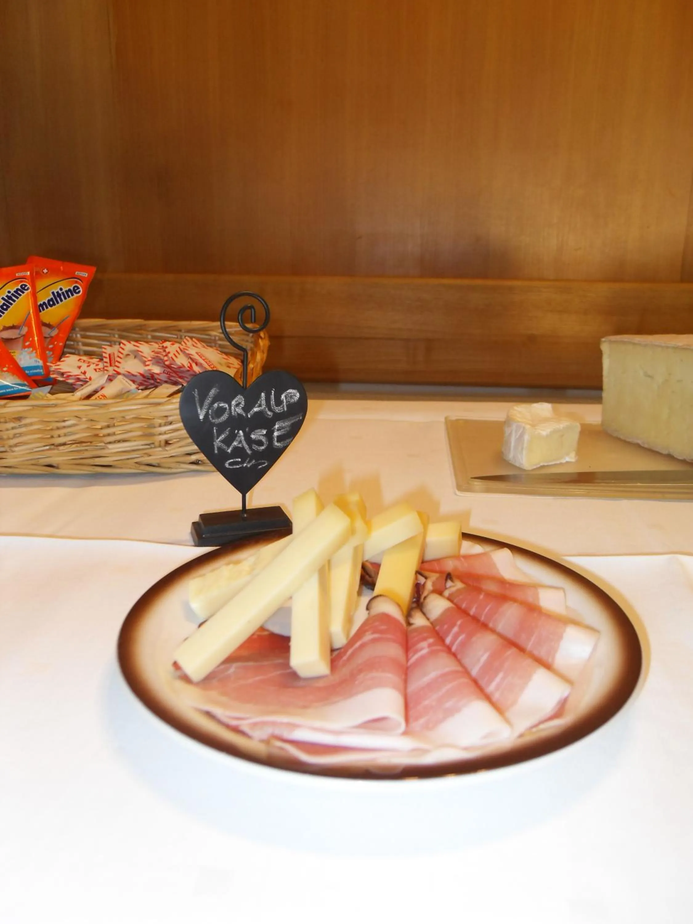 Buffet breakfast in Hotel Alpina