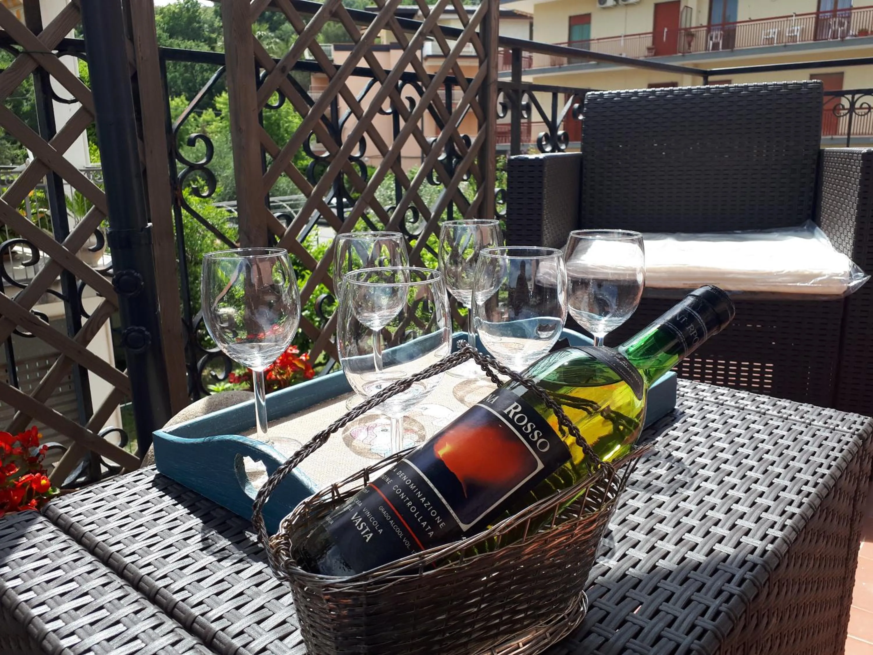 Patio in Villa Ada B&B