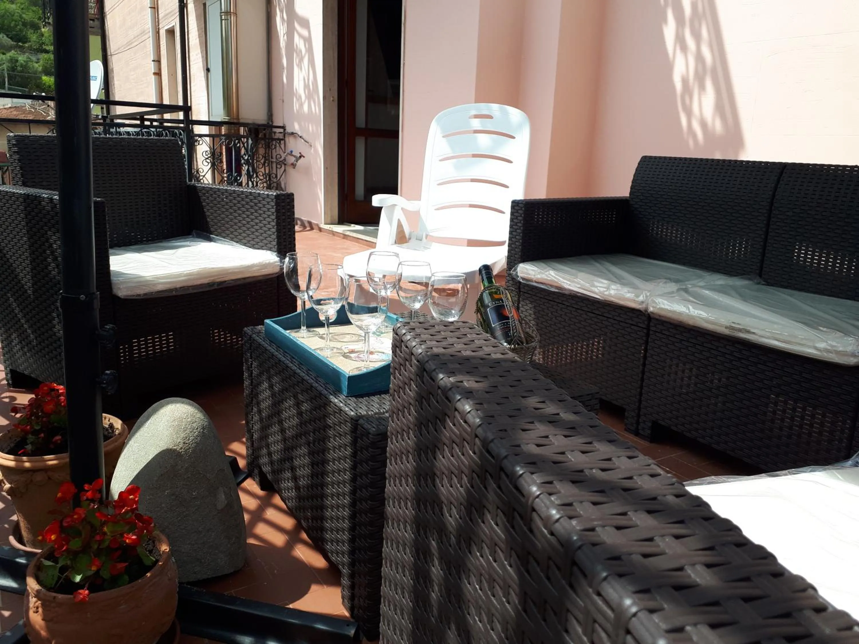 Patio in Villa Ada B&B