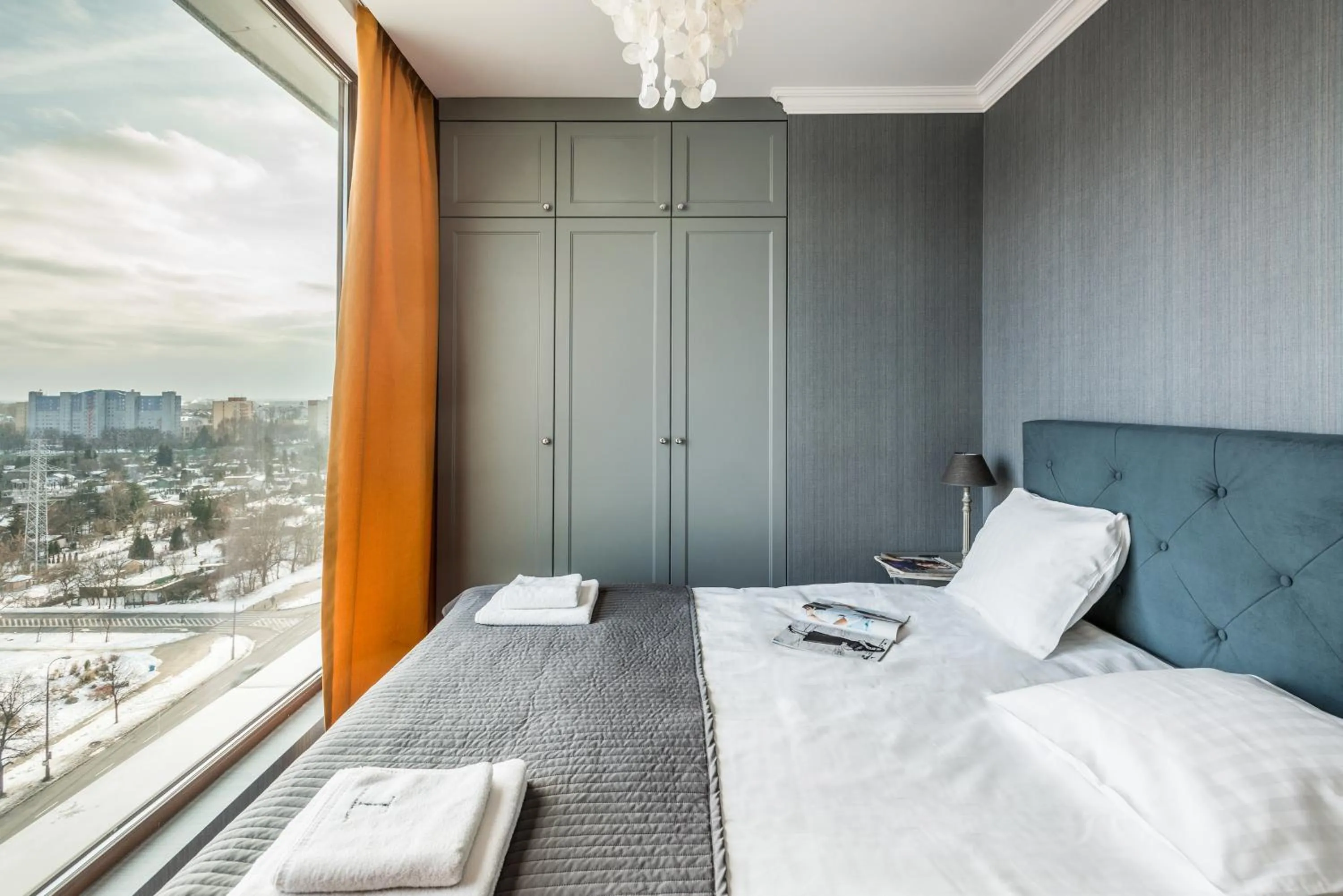 Bedroom, Bed in Triton Park Apartments