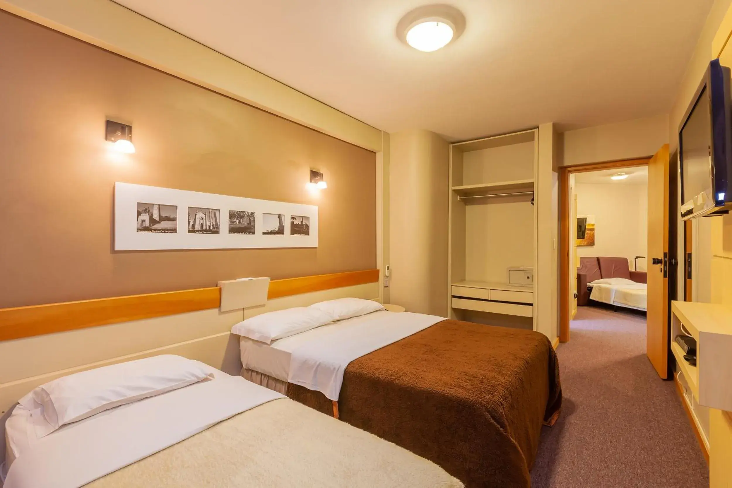 Bed in Tri Hotel & Flat Caxias Bed in Tri Hotel & Flat Caxias