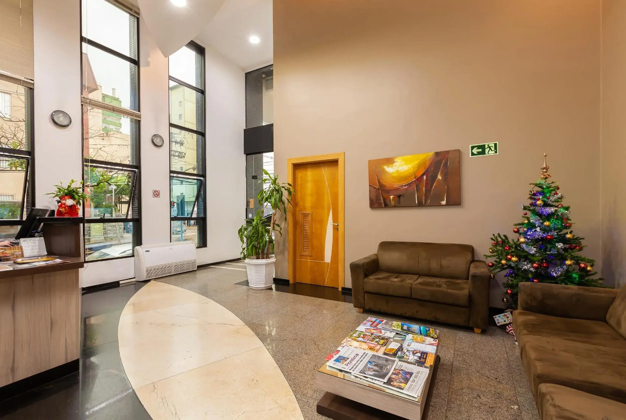 Lobby or reception in Tri Hotel & Flat Caxias Lobby or reception in Tri Hotel & Flat Caxias