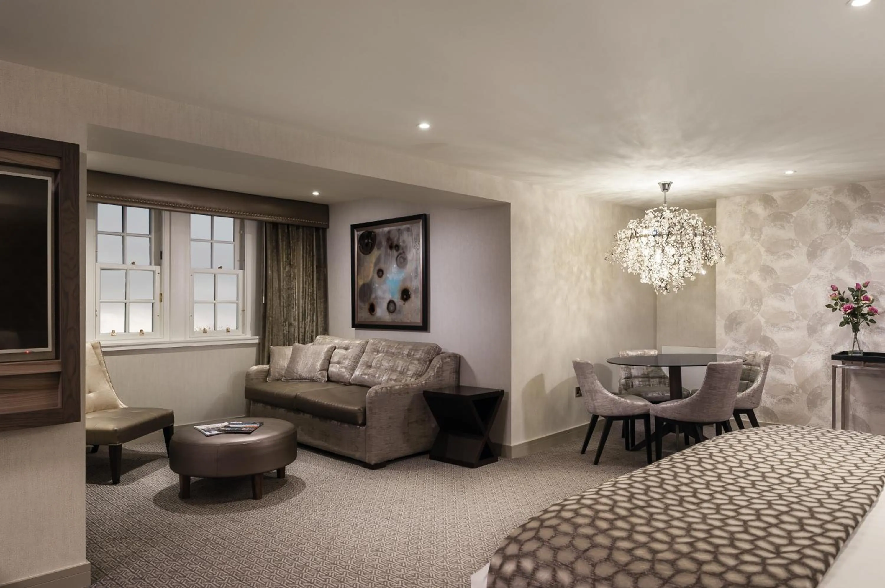 Seating area in Hetland Hall Hotel