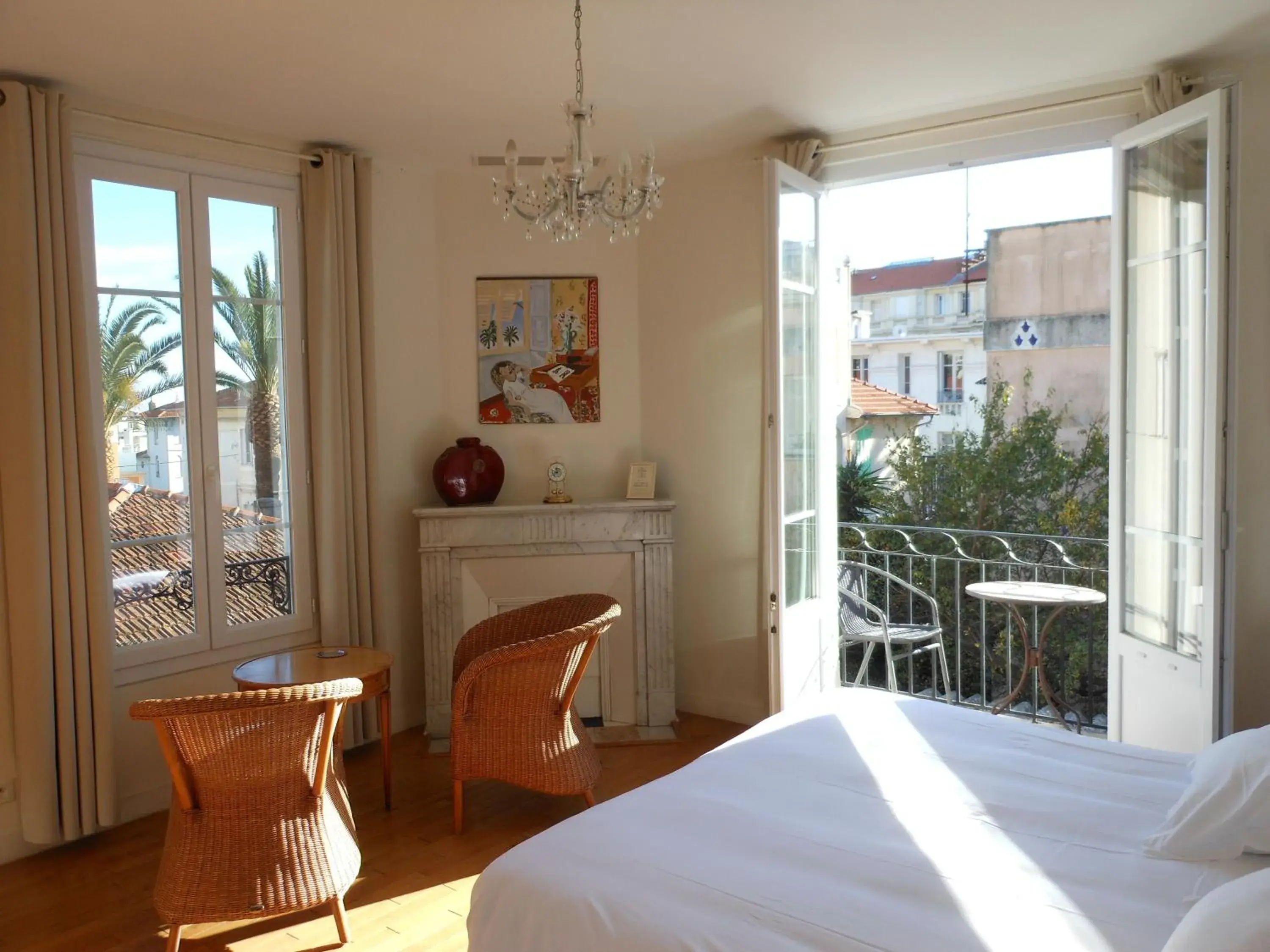 Bedroom, Bed in Hotel Villa Les Cygnes